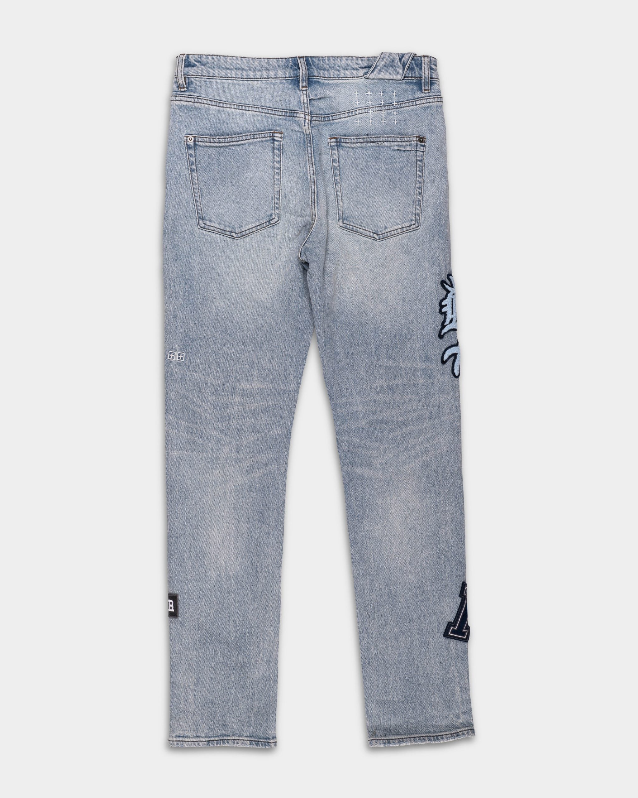 Ksubi Men's Woven Chitch Striker Denim MPF25DJ037 DNM