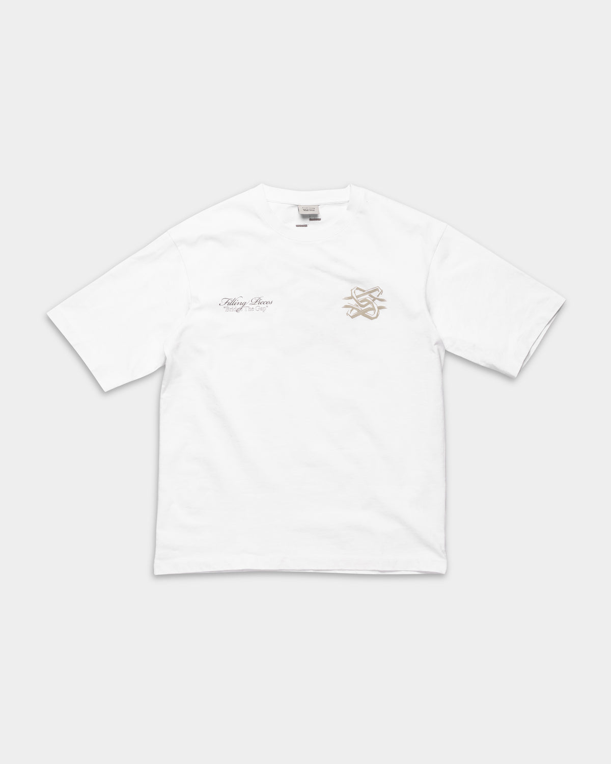 Filling Pieces Mens T Shirt Boxy Bridge The Gap White | 422620501387-110