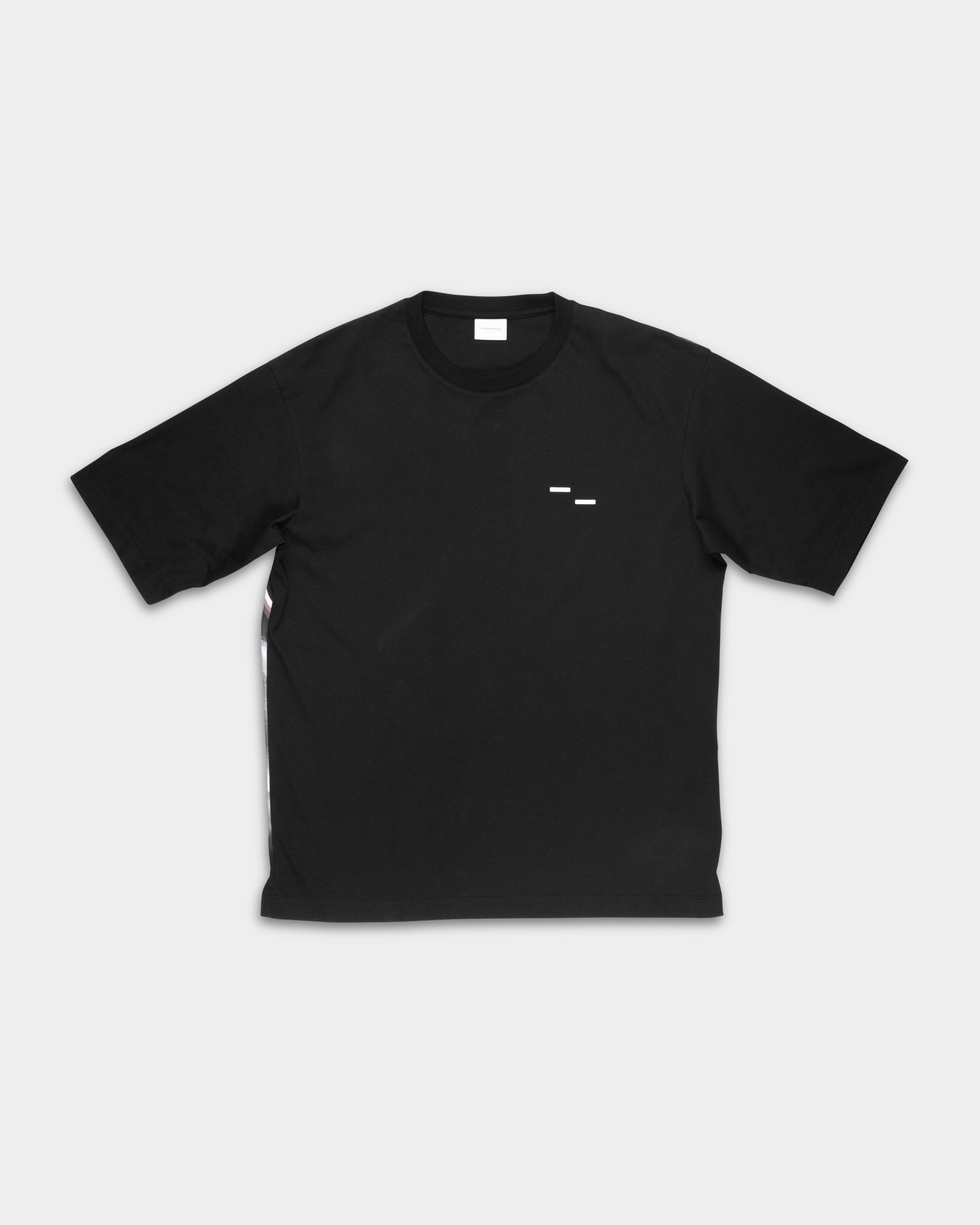 Filling Pieces Men's T Shirt Boxy Handshake Rhythm Black | 422520501242-130