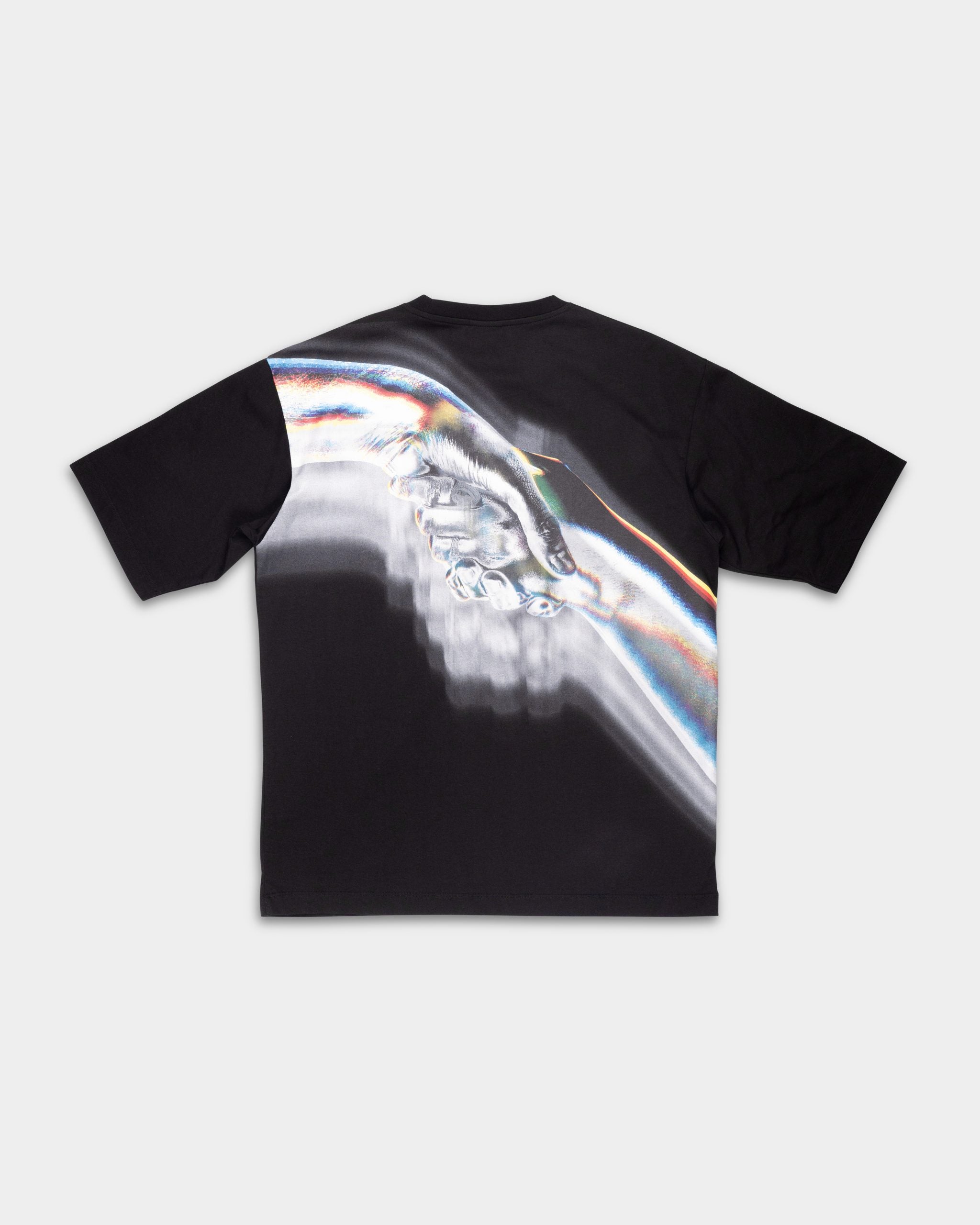 Filling Pieces Men's T Shirt Boxy Handshake Rhythm Black | 422520501242-130