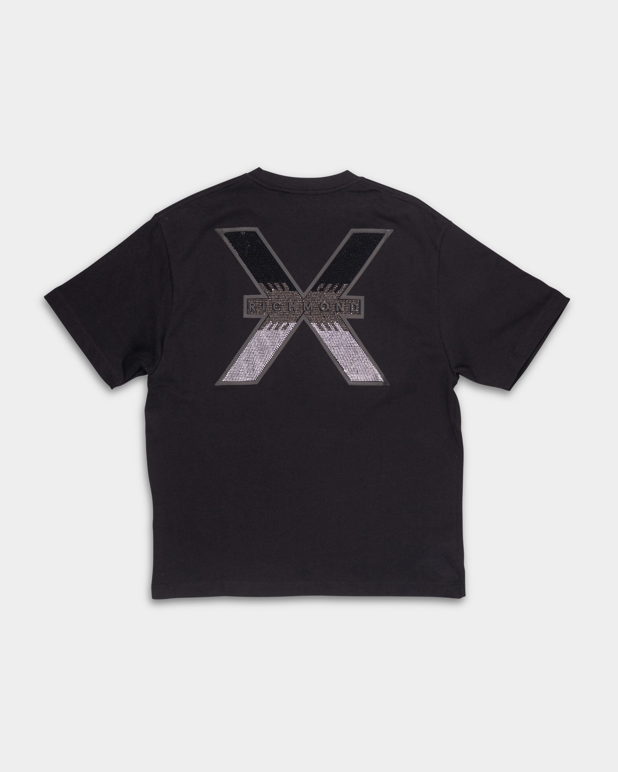 John Richmond Men's T Shirt Letlo | UMA25455TSMTL-Black