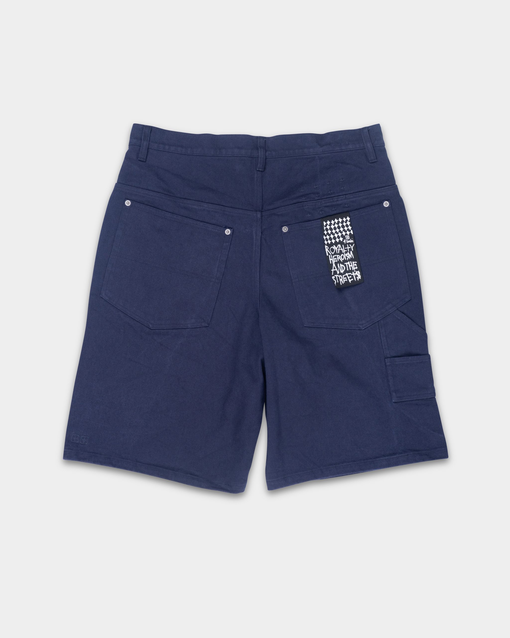 Ksubi Men's Woven Maxx Short Mekanik Ink | MFA25WA009-BLU
