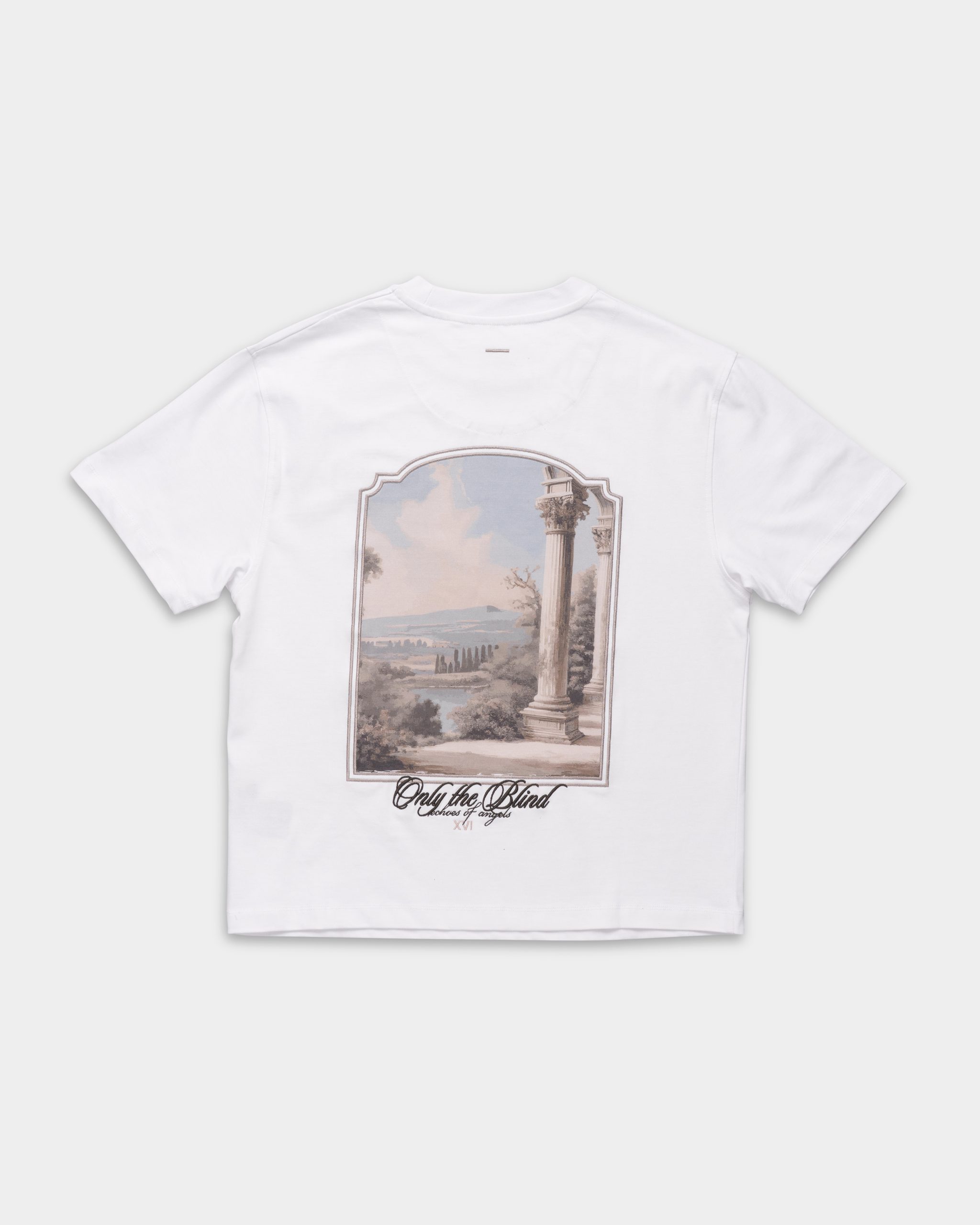 Only The Blind White Dusk Echoes Of Angels T Shirt | OTB-T1600