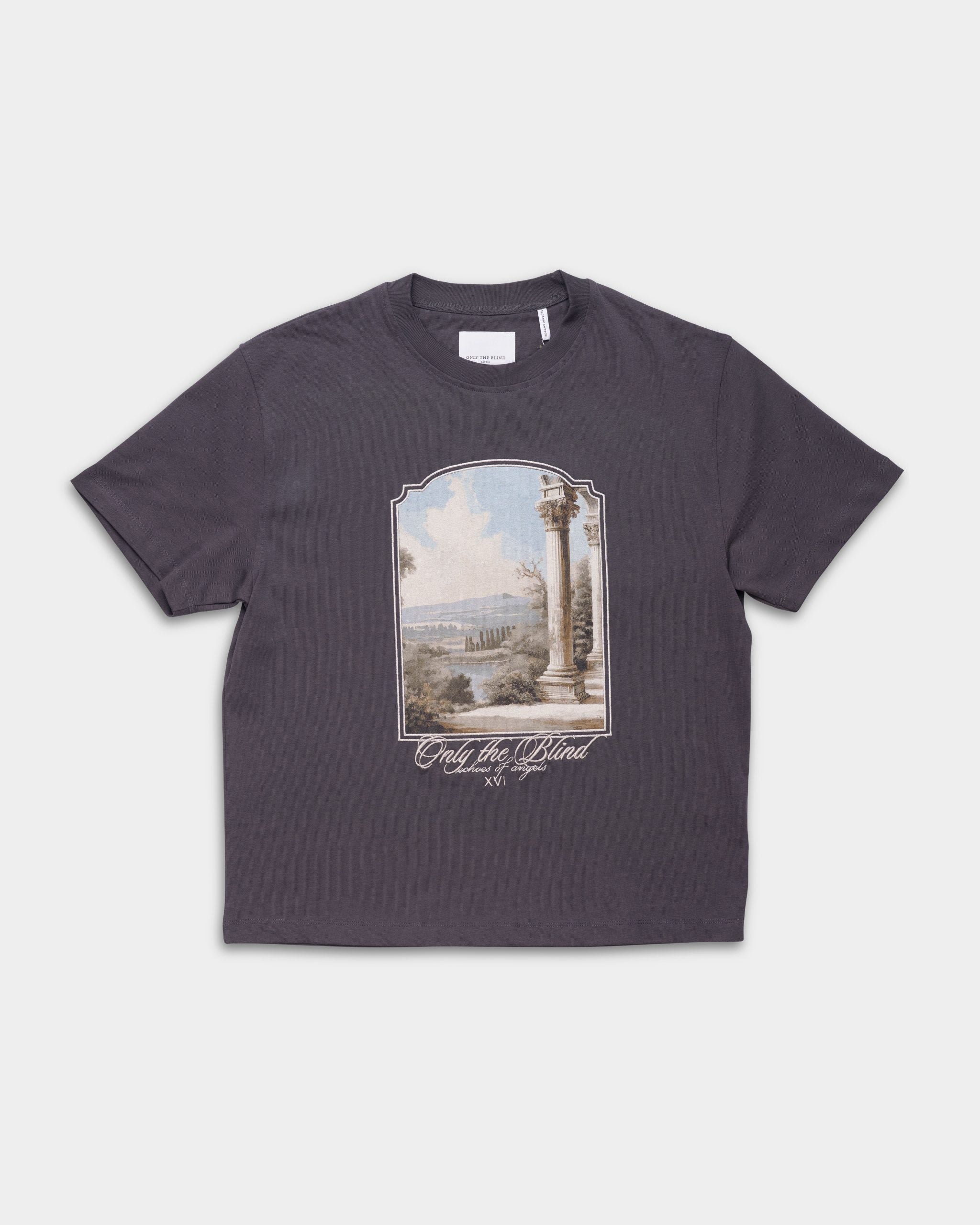 Only The Blind Dusk Echoes Of Angels T Shirt Grey | OTB-T1599