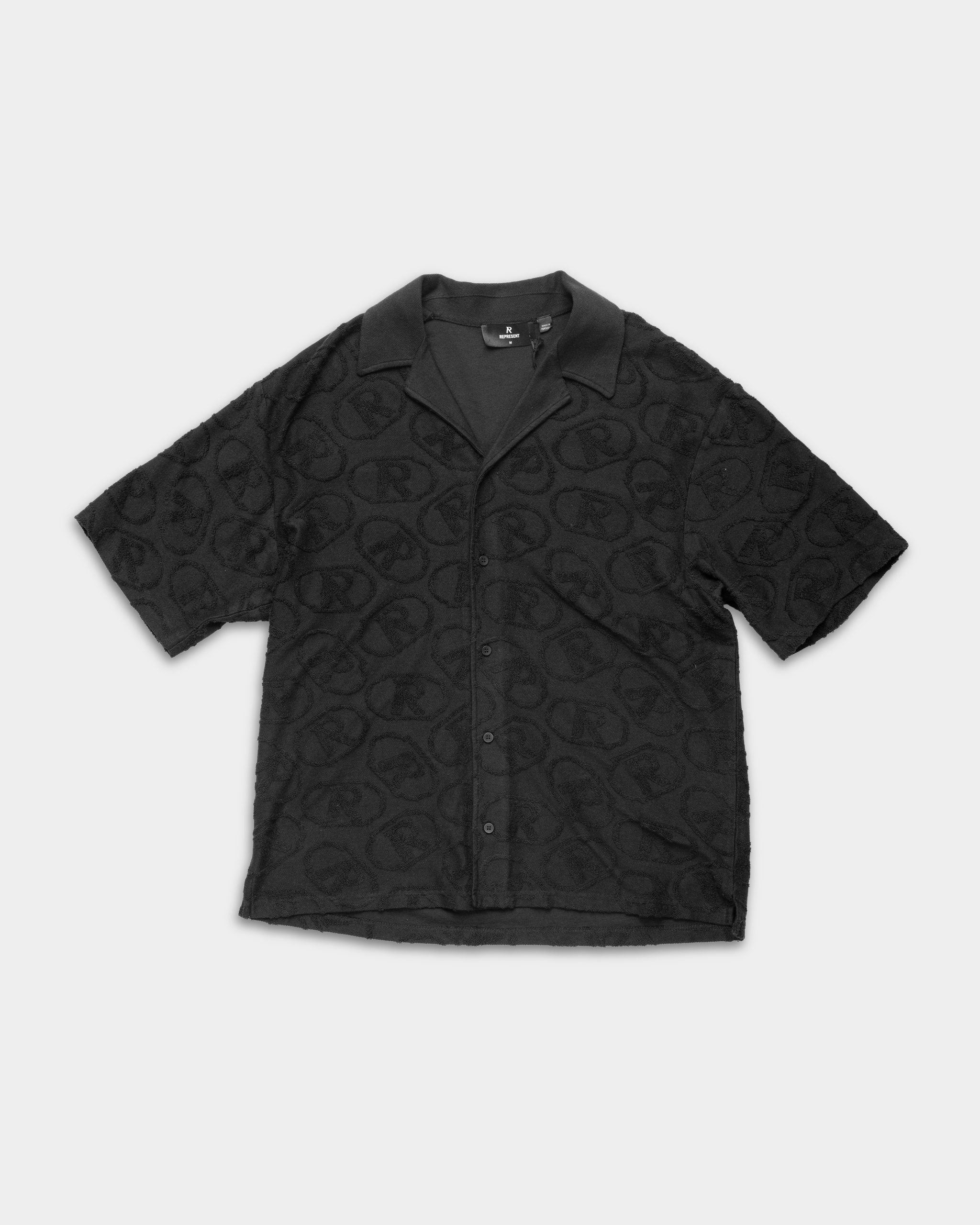 Represent Men's Aop Towel Shirt | MLM100290-01-Black