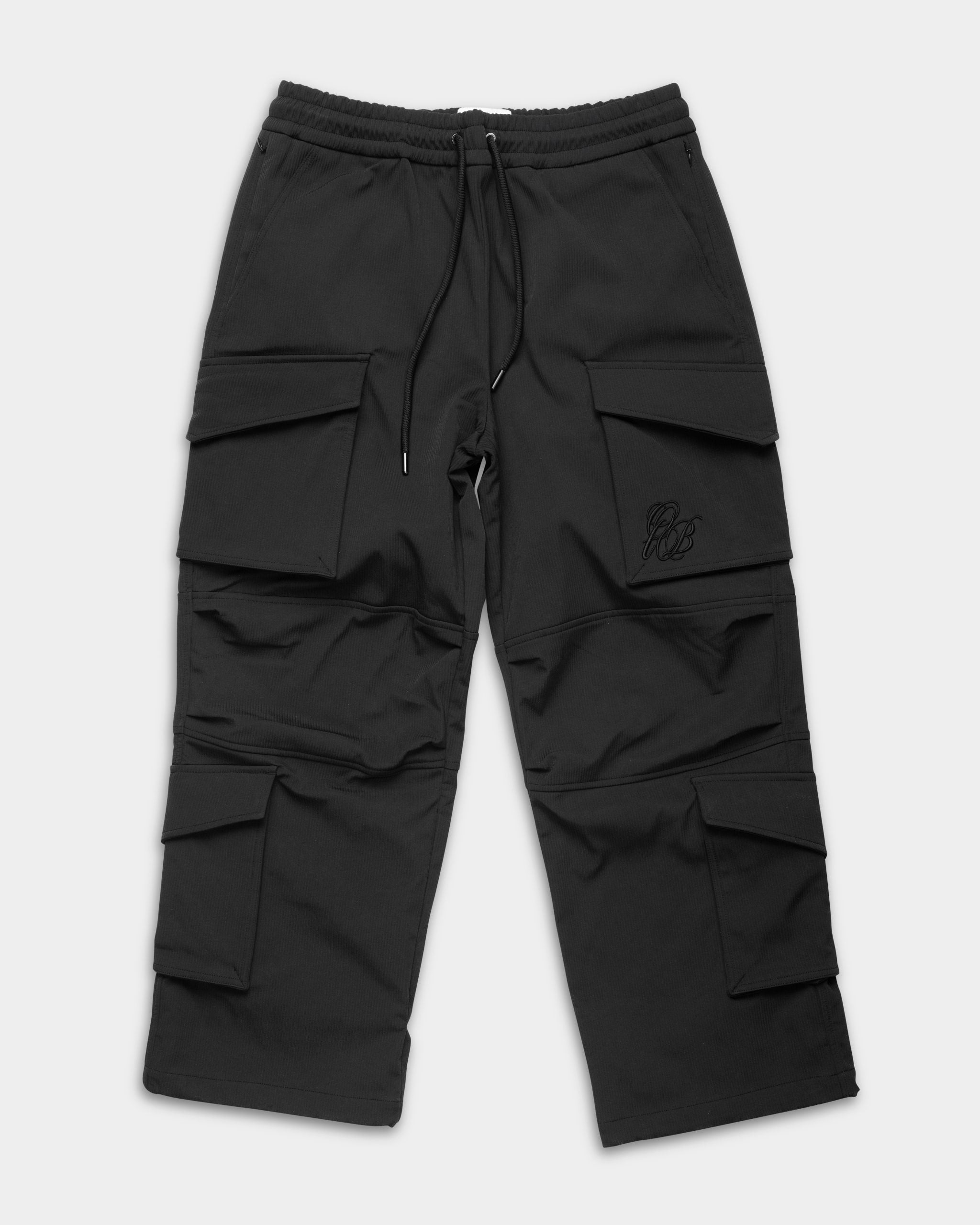 Only The Blind Graphite Utility Cargo Pants Black | OTB-BC1607