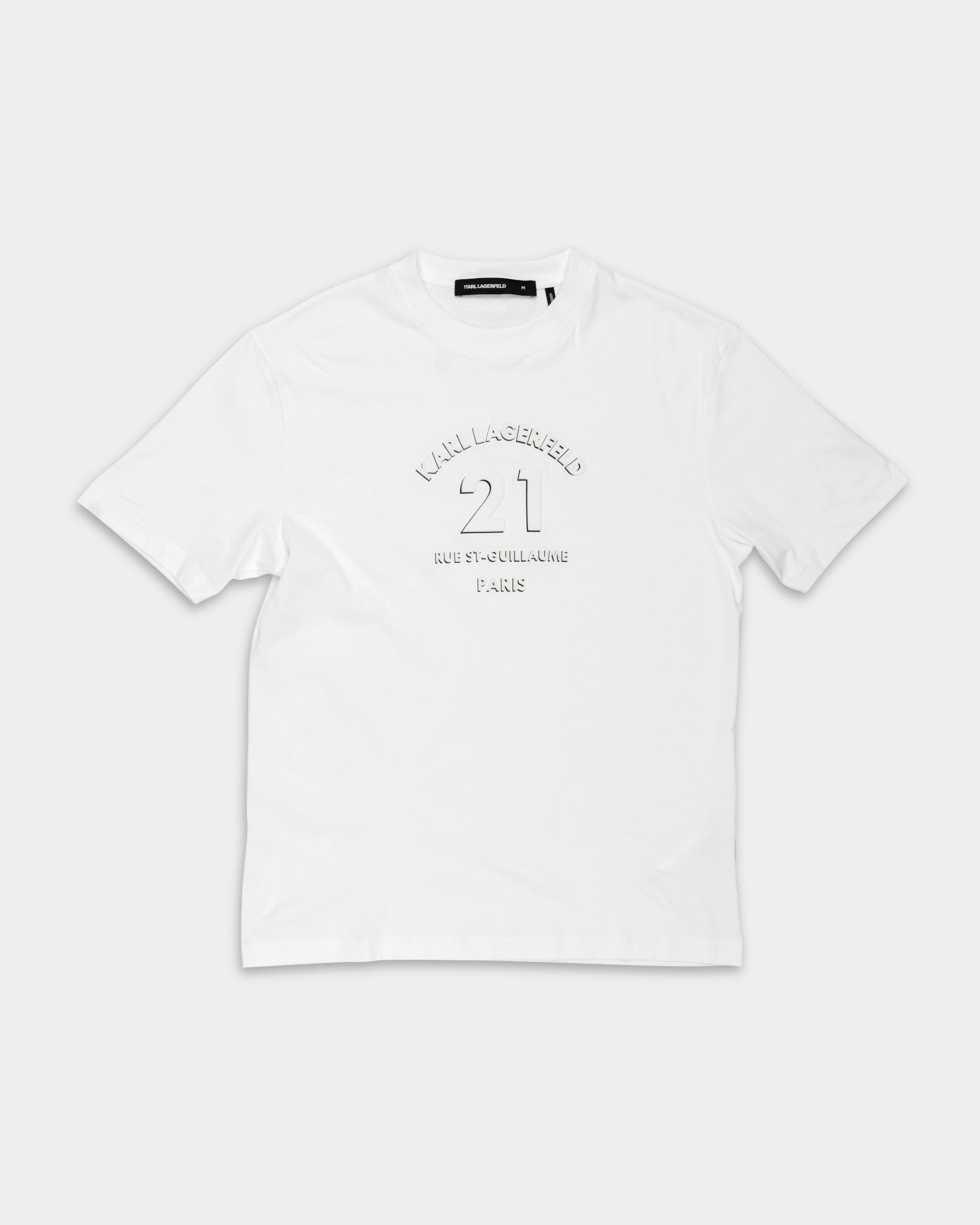 Karl Lagerfeld Men's T Shirt Crewneck White | 75516055324-10