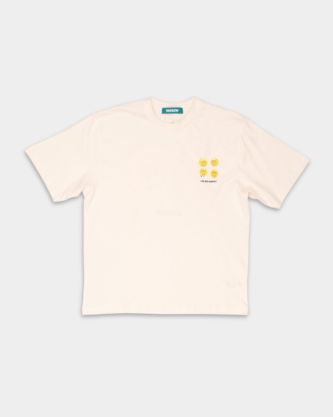 Barrow Men's Jersey T Shirt Cream | F5BWUATH086-013
