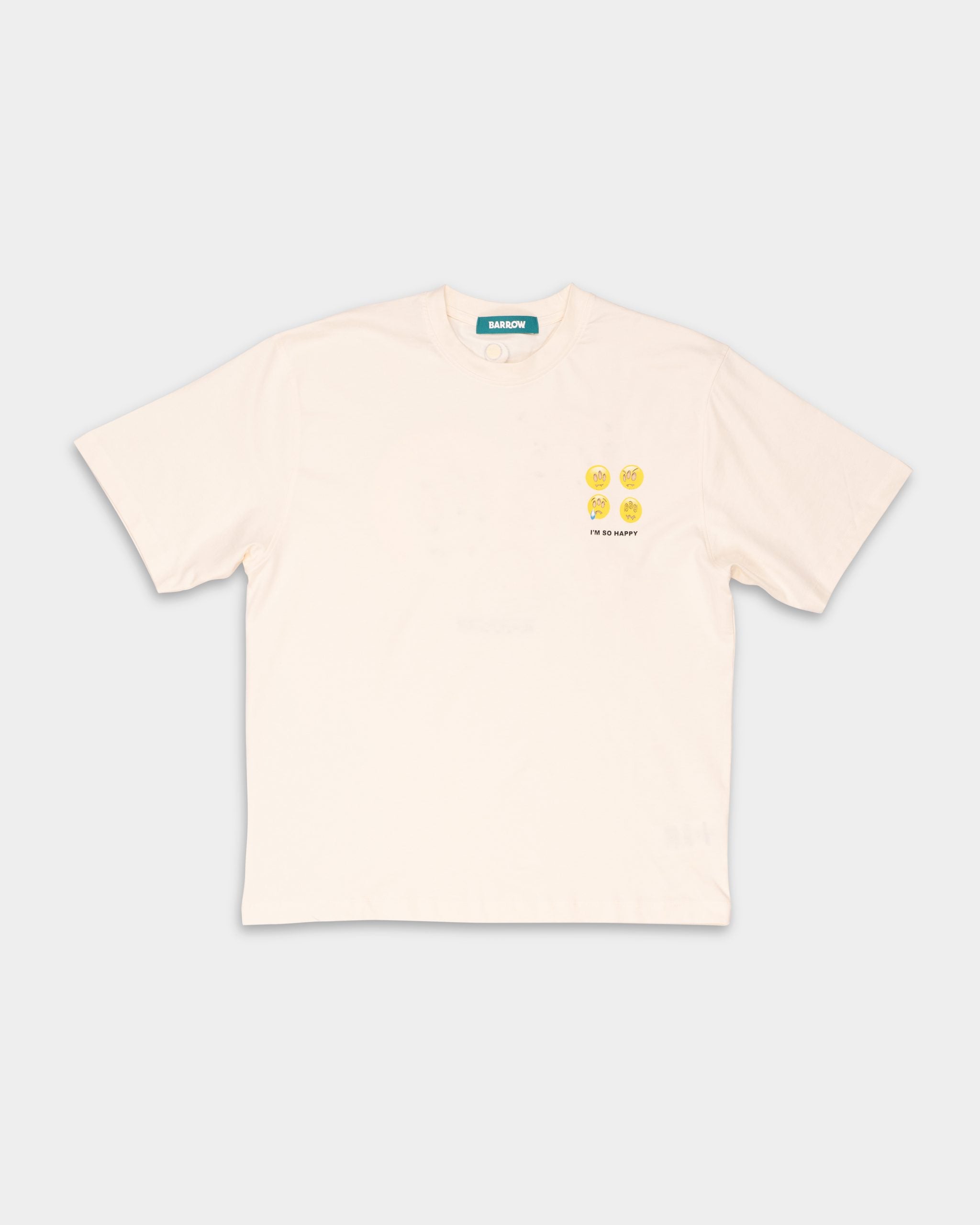 Barrow Men's Jersey T Shirt Cream | F5BWUATH086-013