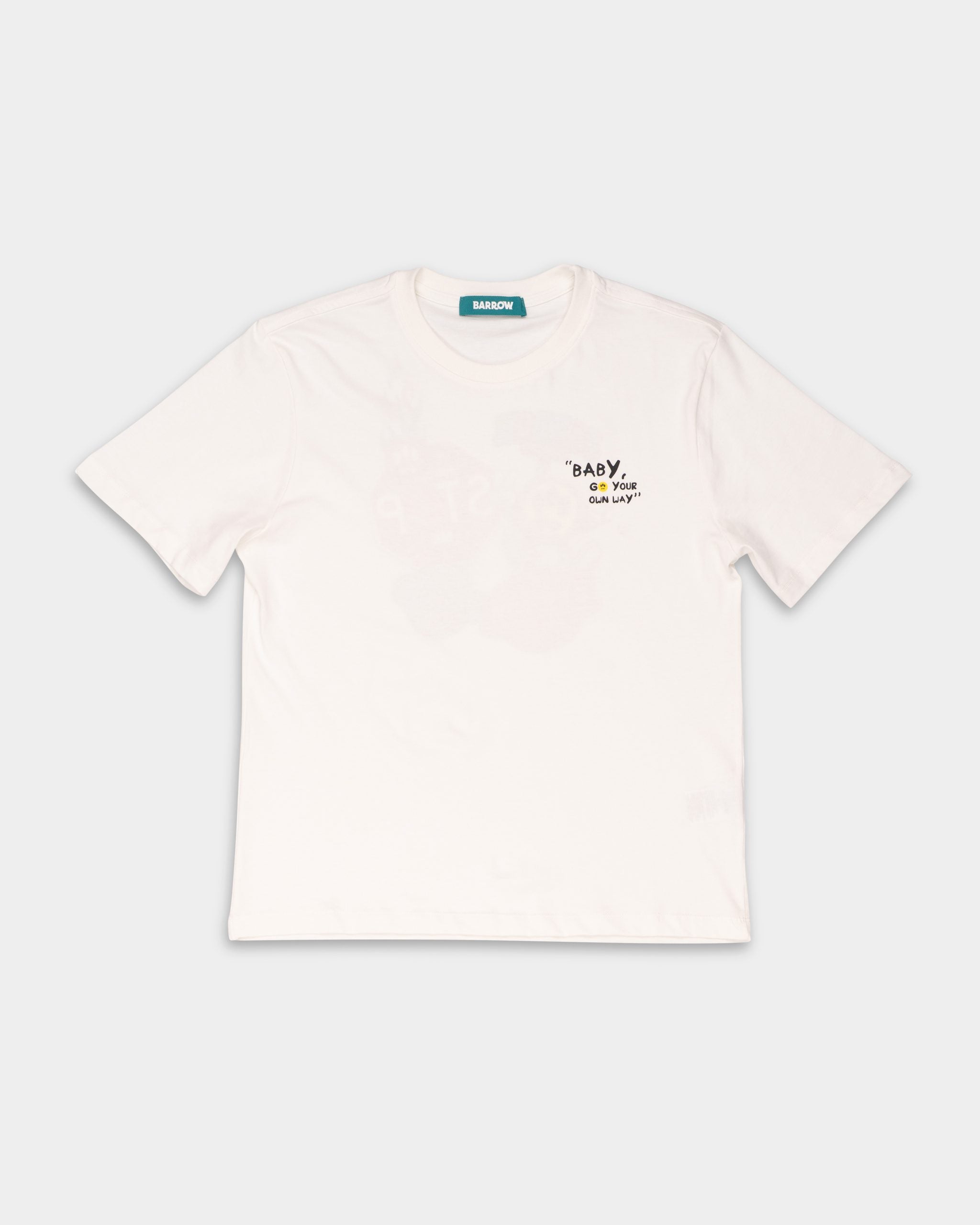 Barrow Men's Jersey T Shirt Off White | F5BWUATH122-002