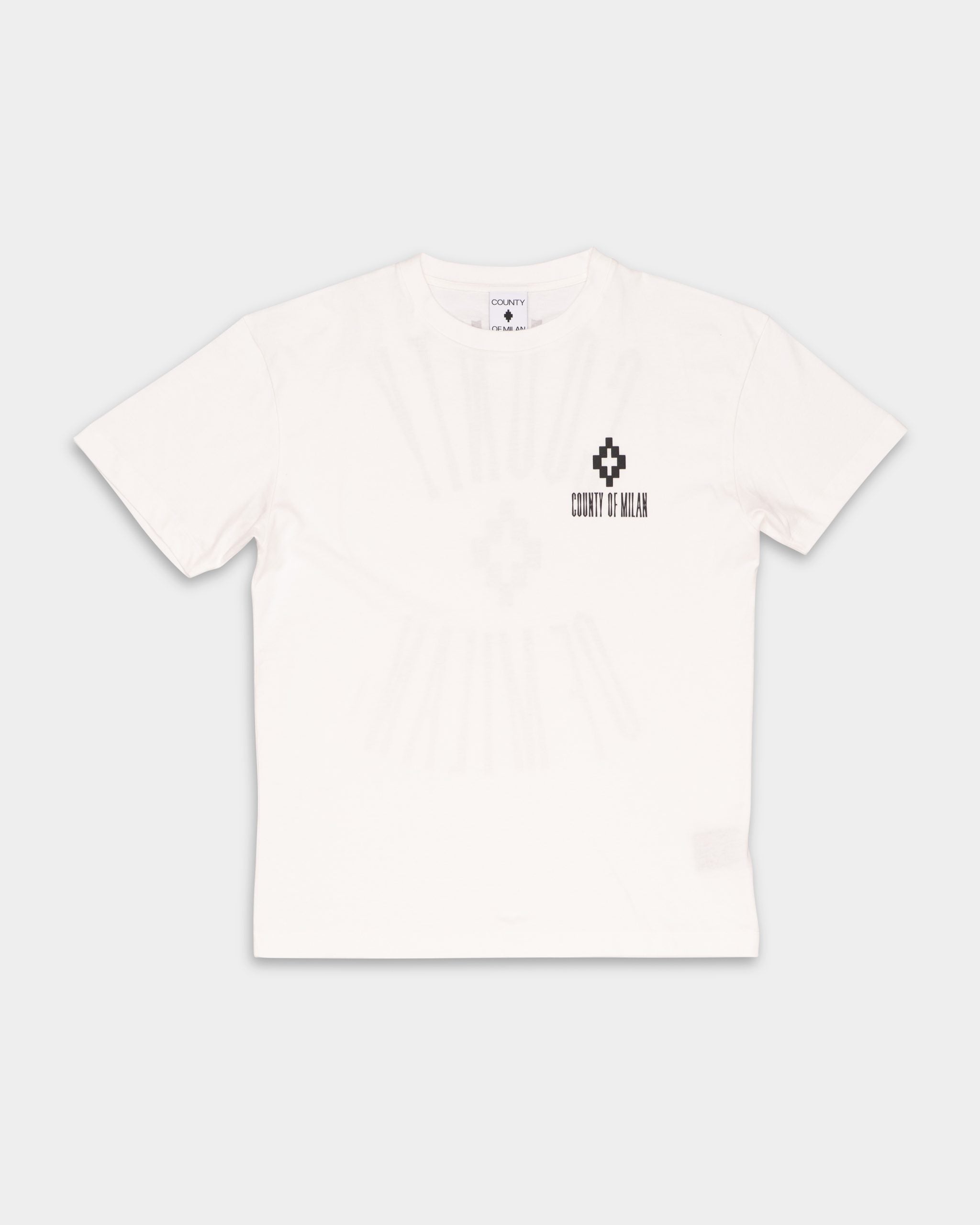 County Of Milan Men's Jersey T Shirt Off White | F5CAMATH057-002
