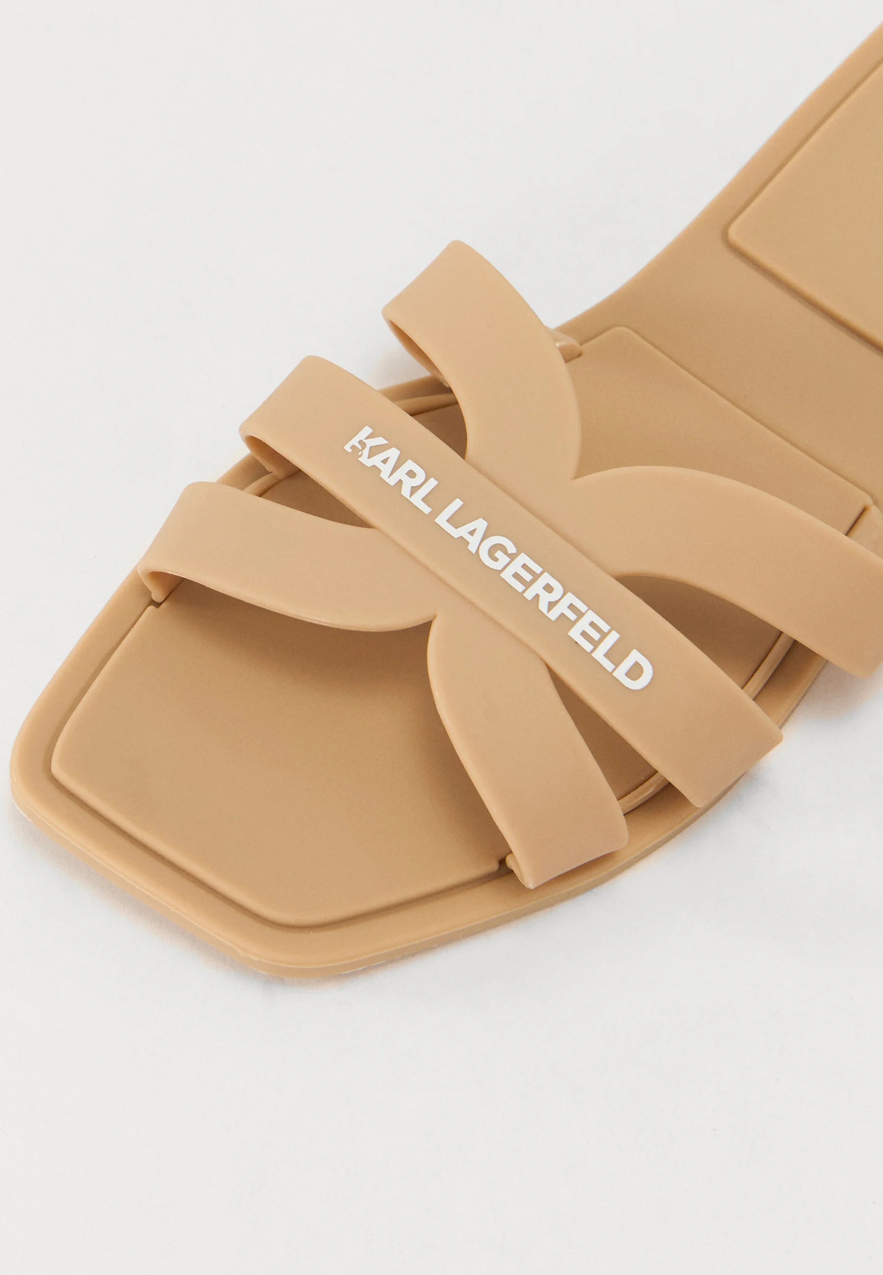 Karl Lagerfeld Ladies Jelly IV Matt Slide Stone Rubber | KL80025-VT8