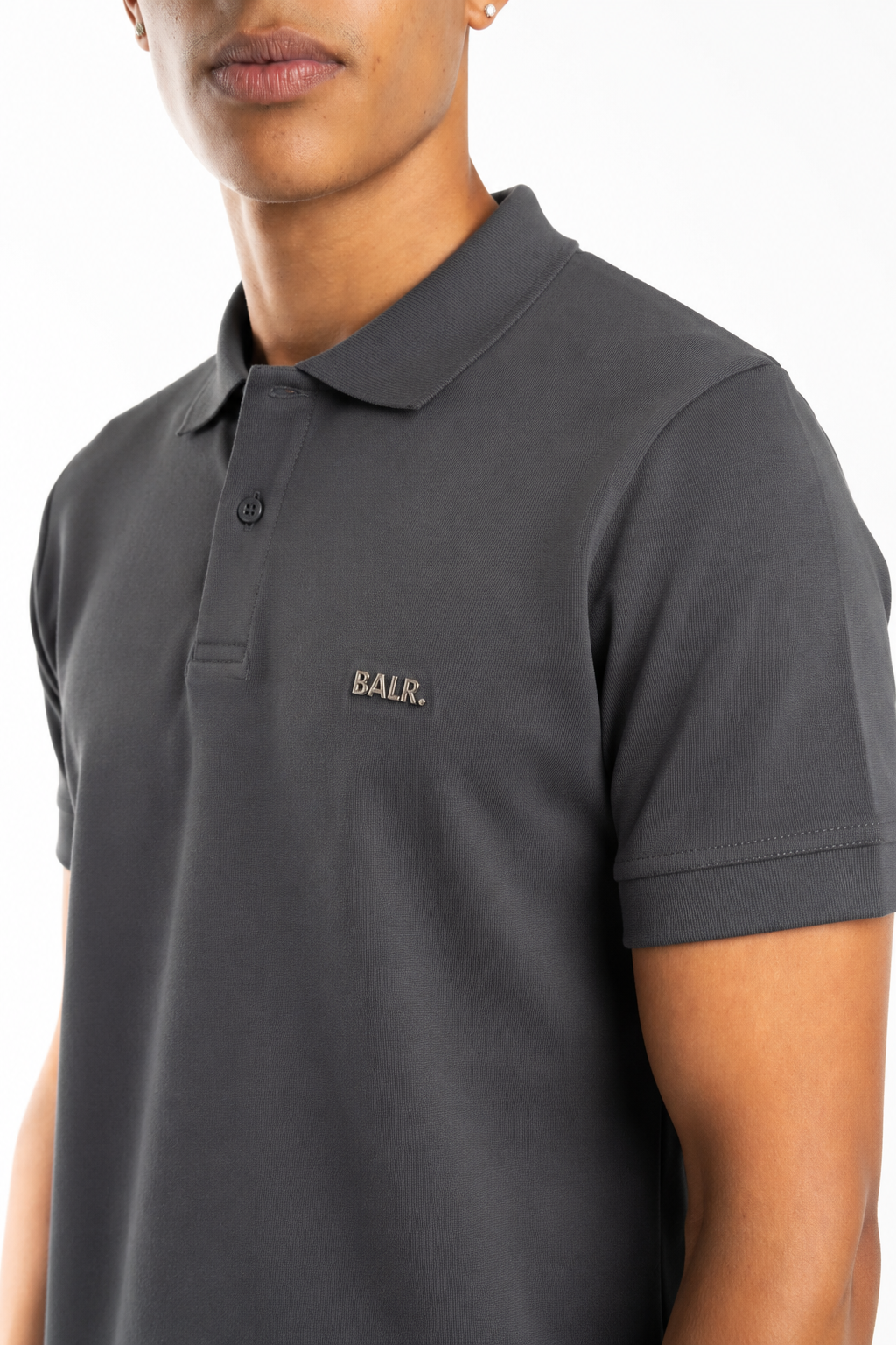 BALR Men's QXI Slim Polo | B1122.1048-Ebony Blue