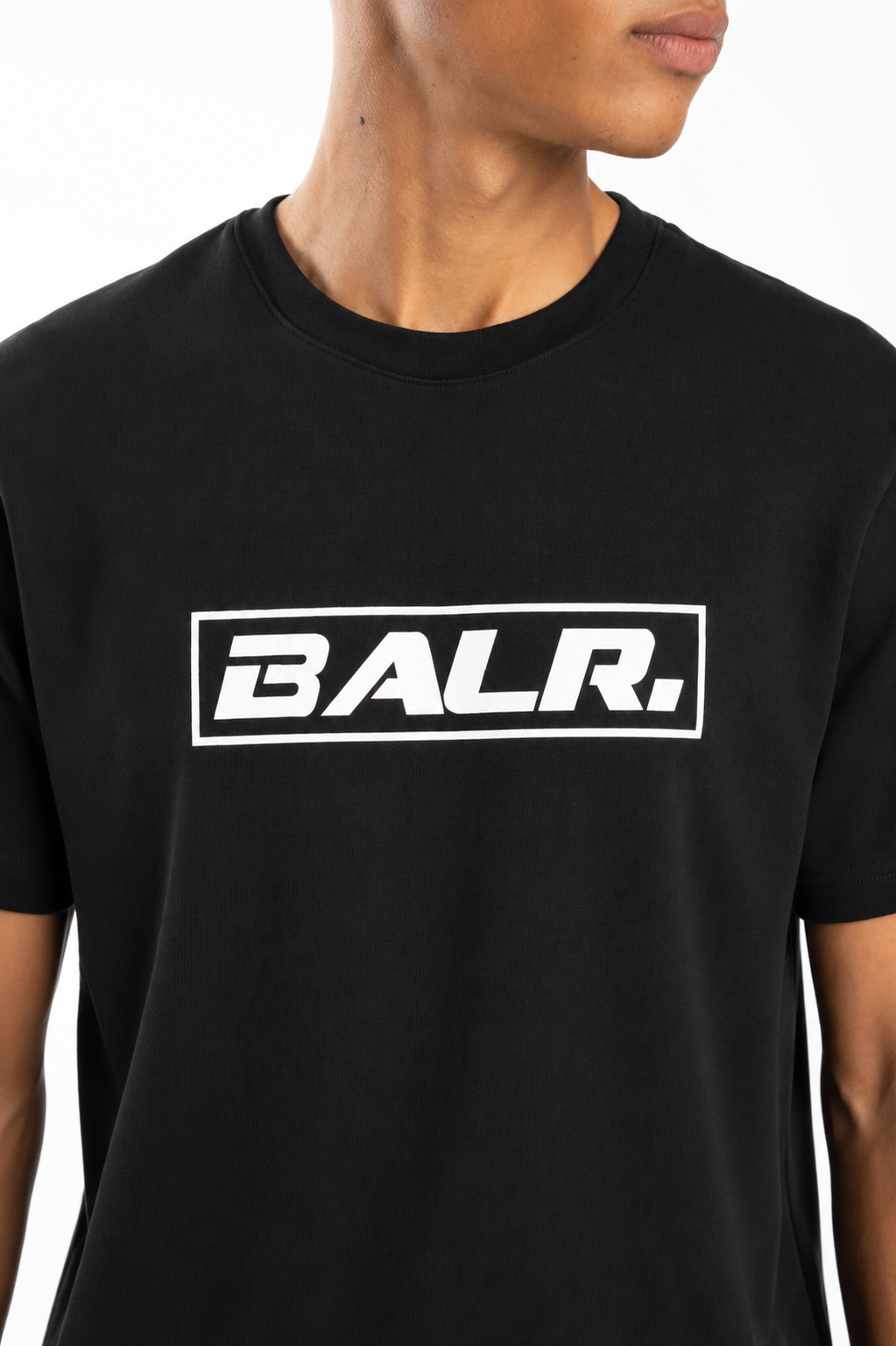 BALR Men's The Club Regular Fit T Shirt B1112.1266 Jet Black