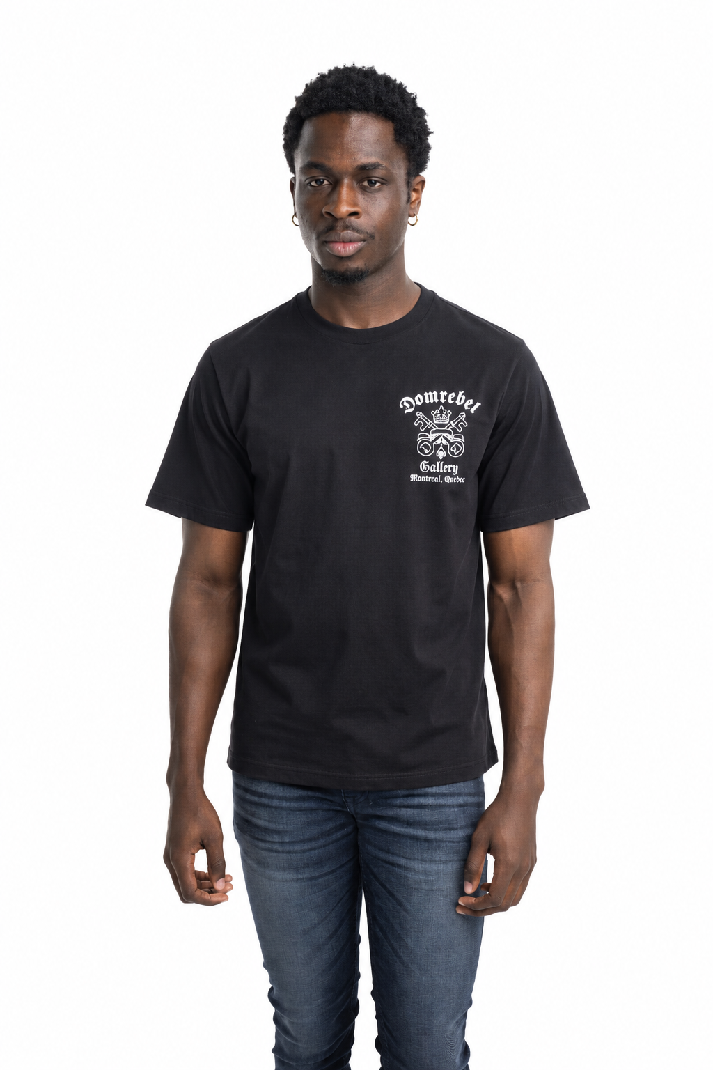 Dom Rebel Men's Key T Shirt | Old Black