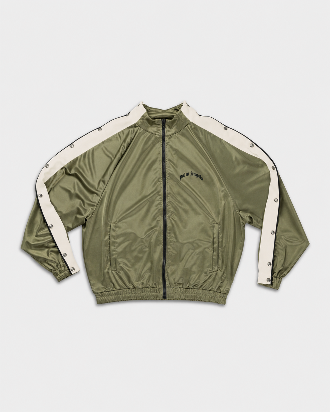 Palm Angels Mens Curved Logo Boxe Track Top | PMBD08MS26FAB001-5610