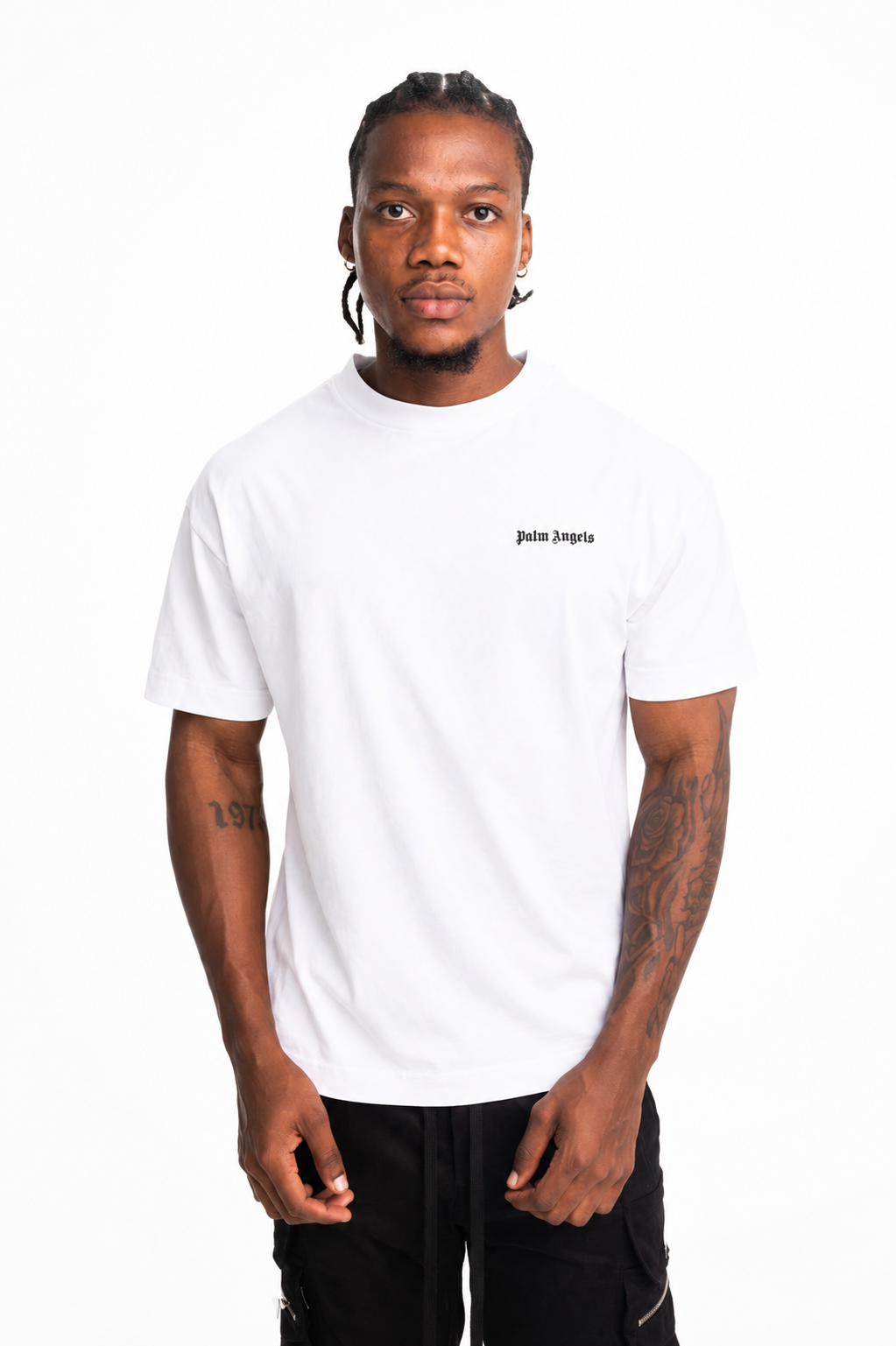 (Core) Palm Angels Men's BWN Classic Logo Tripack Tee | PM2B003S26JER001-8484