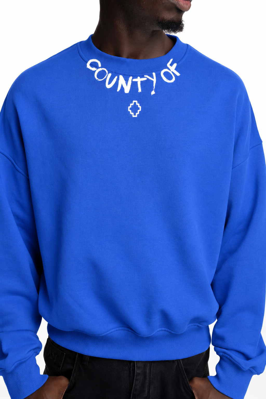 County Of Milan Men's Sweatshirt Bluette | S6CMMASW088-061