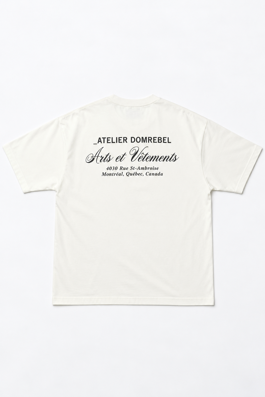 Dom Rebel Men's Arts Vetements T Shirt | Old White