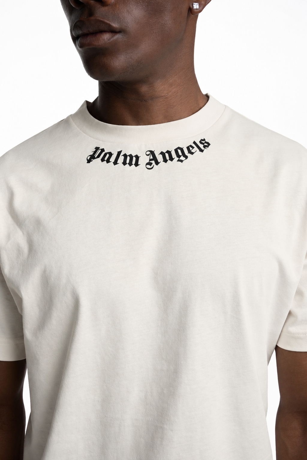 Palm Angels Men's Gothic Logo T Shirt | PMAAT01J99ZG-0170
