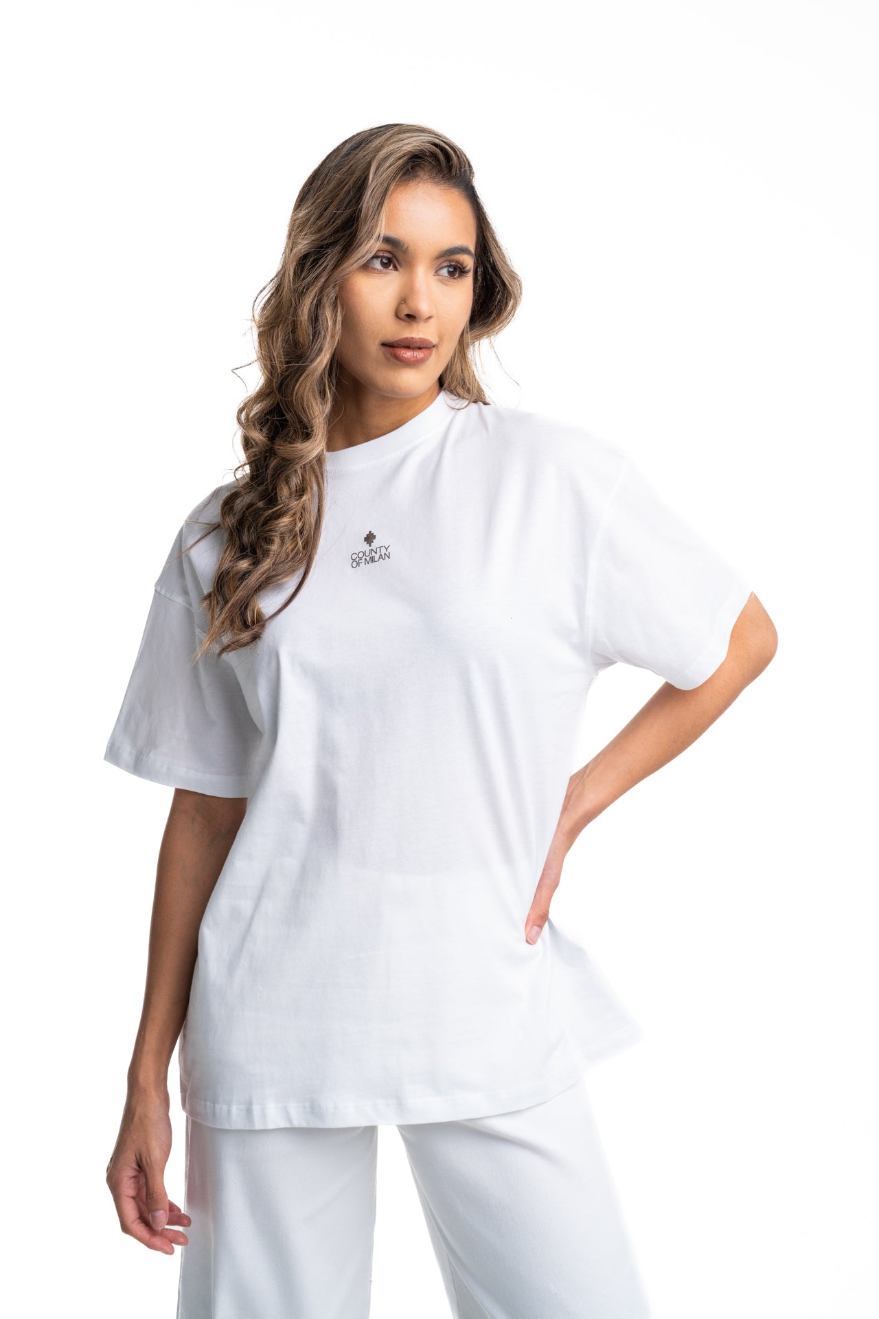 County of Milan Ladies T Shirt | 26ECM30116-White