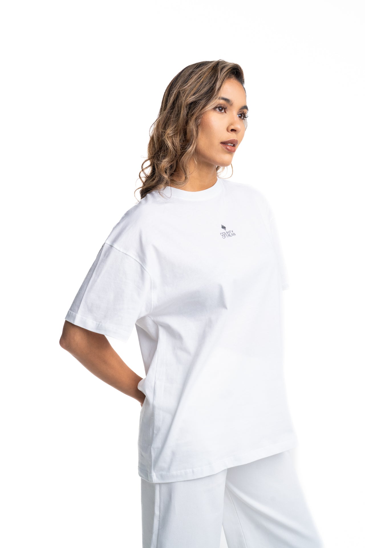 County of Milan Ladies T Shirt | 26ECM30116-White
