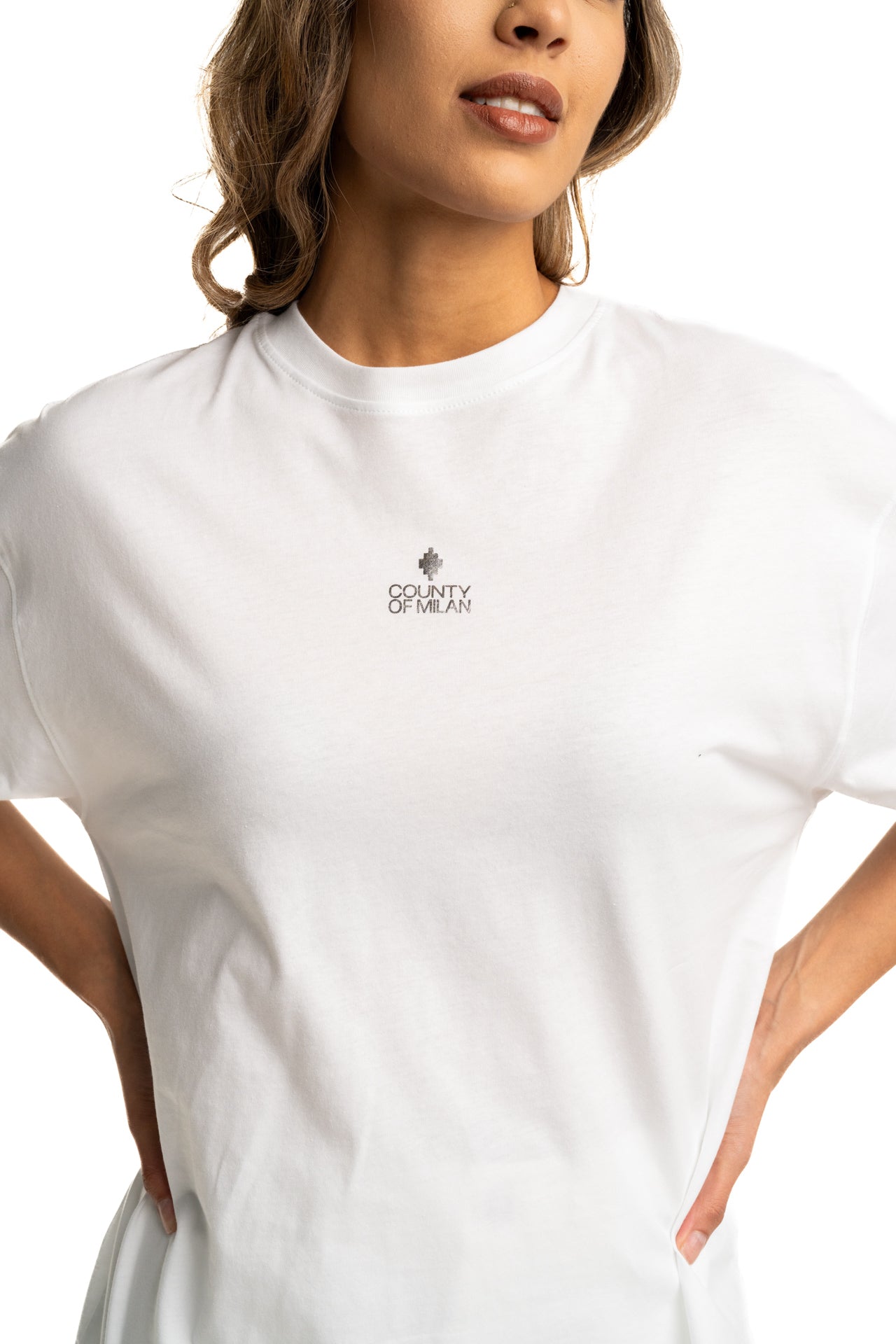 County of Milan Ladies T Shirt | 26ECM30116-White