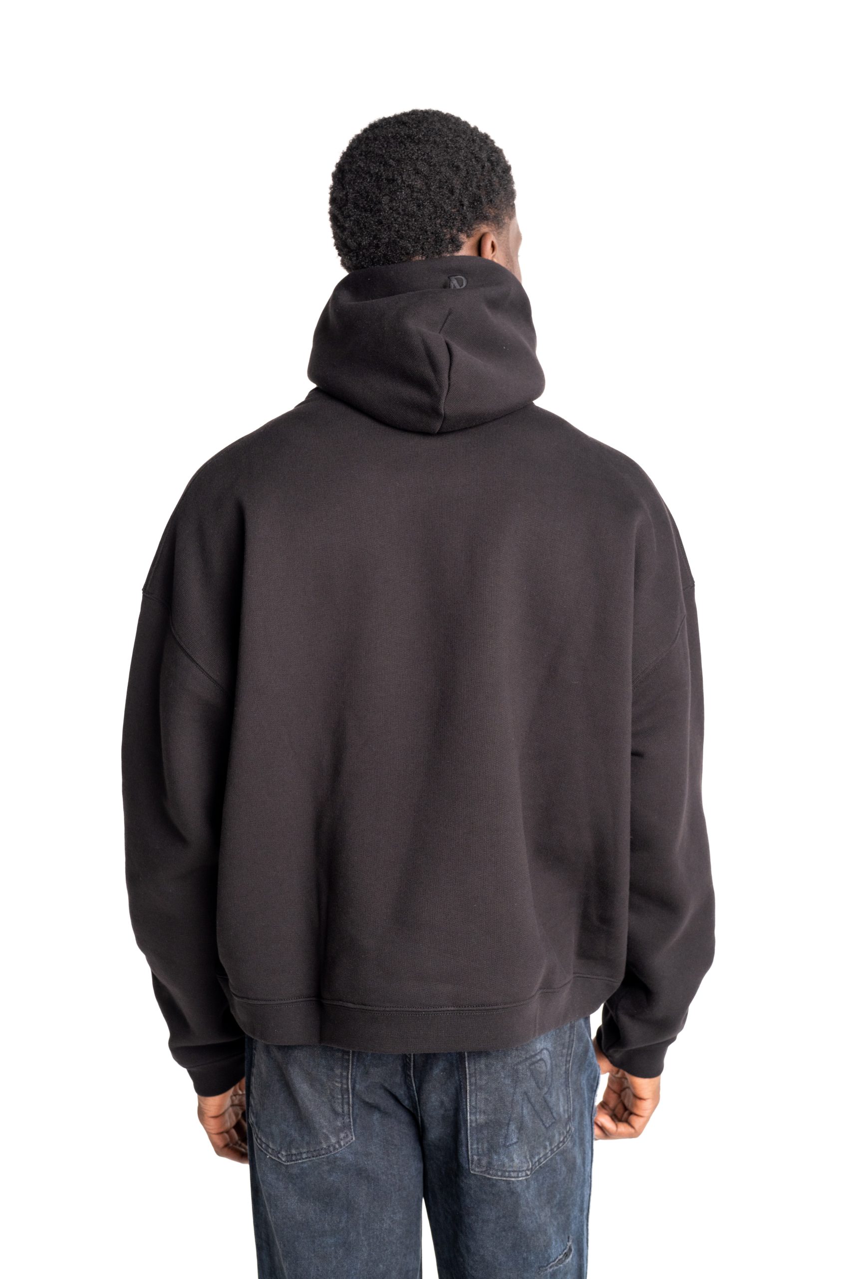 (Core) Represent Men's Initial Boxy Oversized Hoodie | INM413-001-Black