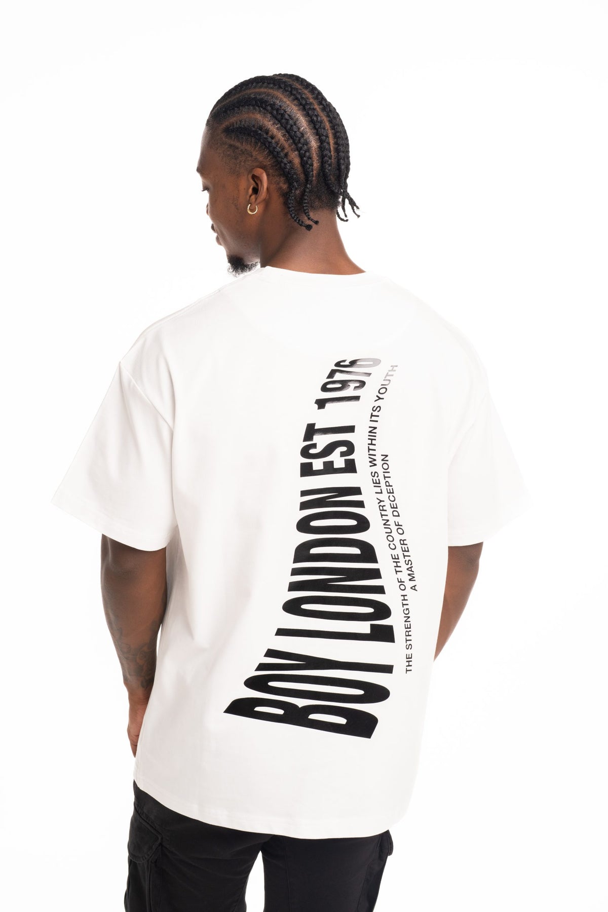 BOY London Men's Warp White T Shirt White |