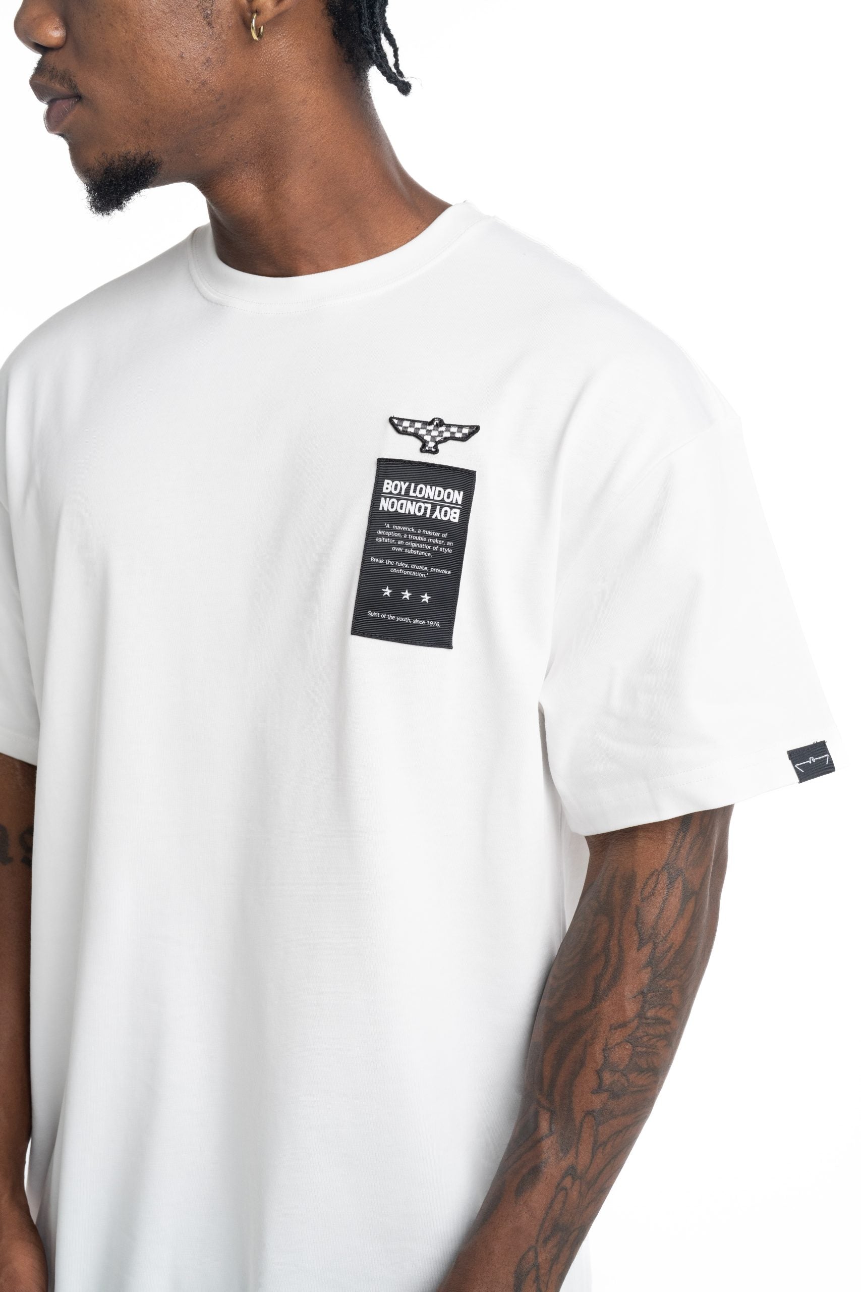 BOY London Men's Warp White T Shirt White |