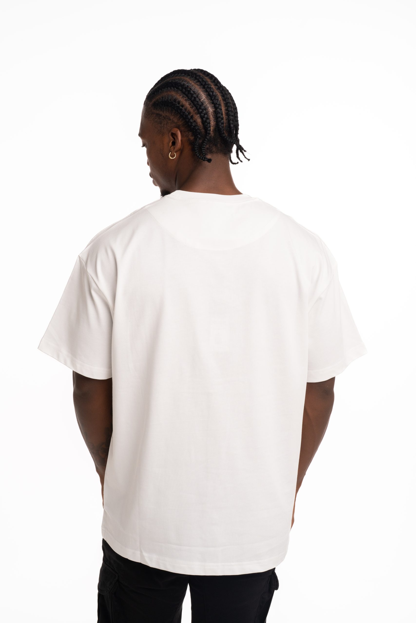 BOY London Men's Chopped T Shirt Ecru/Black |