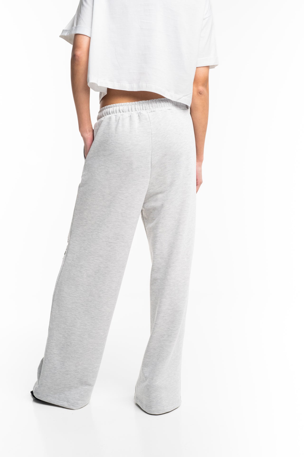 County of Milan Ladies Palazzo Pants | 26ECM30129-Grey