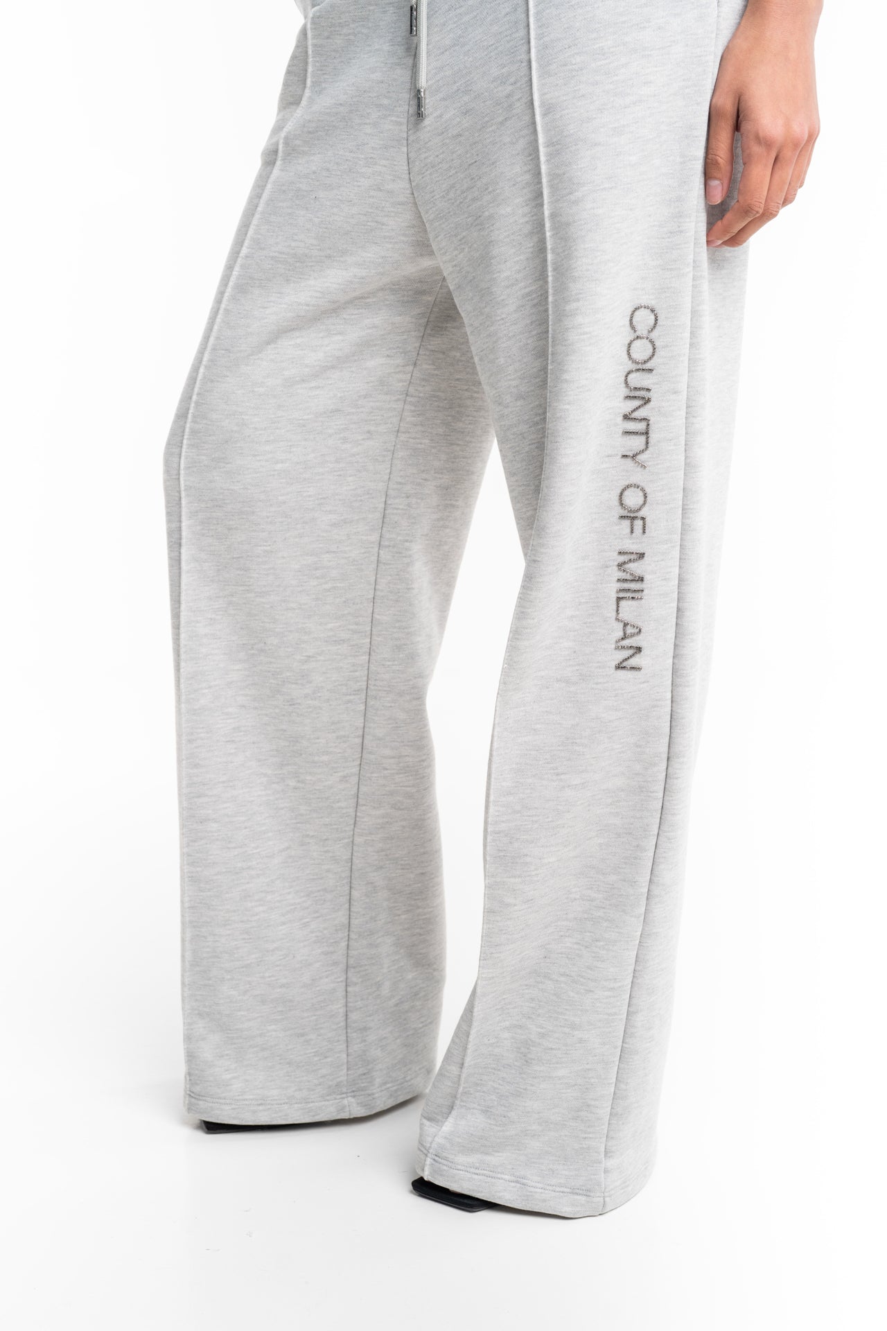 County of Milan Ladies Palazzo Pants | 26ECM30129-Grey