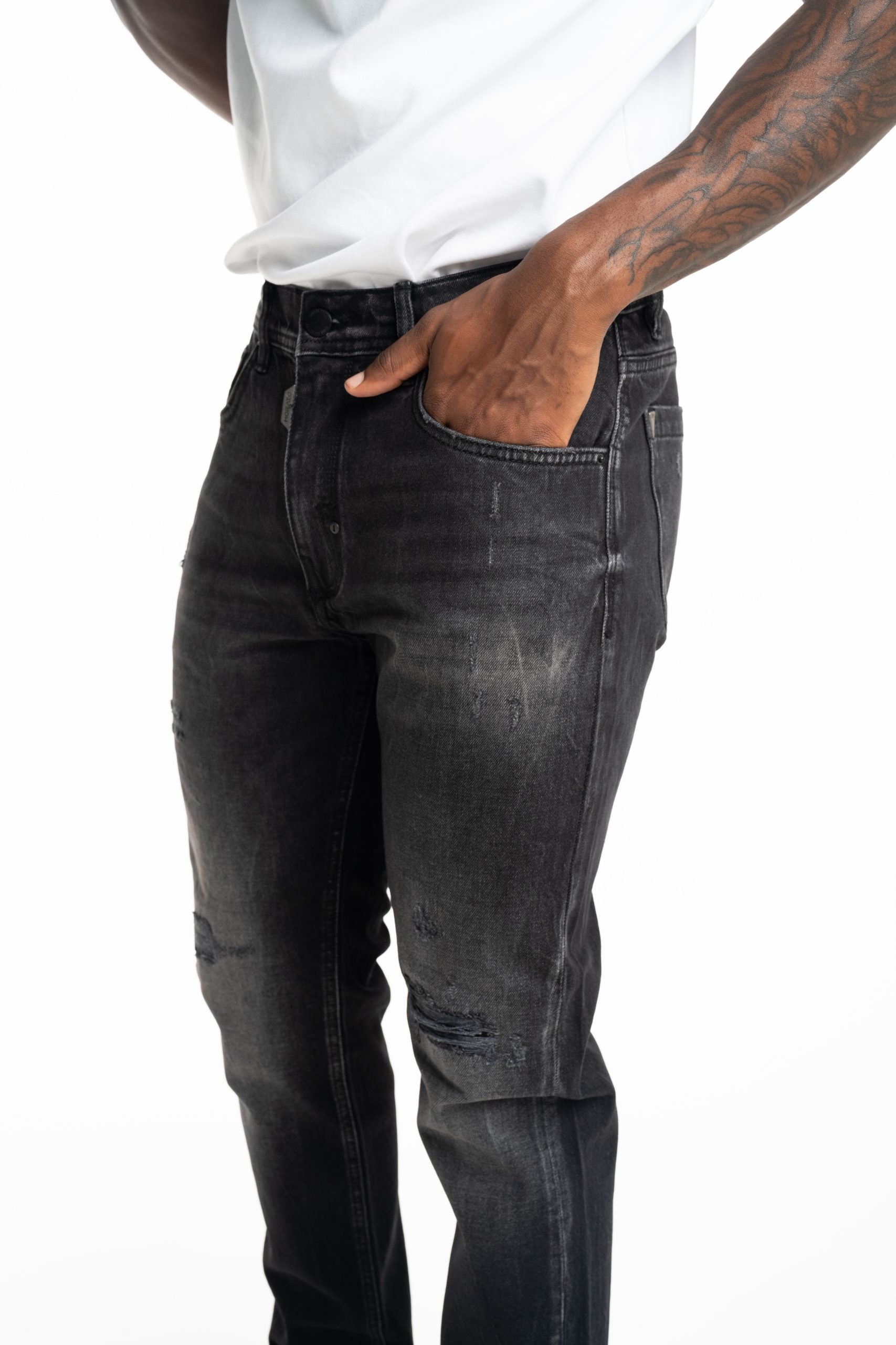 Antony Morato Jeans Jimi Slim Cropped Fit | Mmdt00299-Fa750369-9000-1-W02172