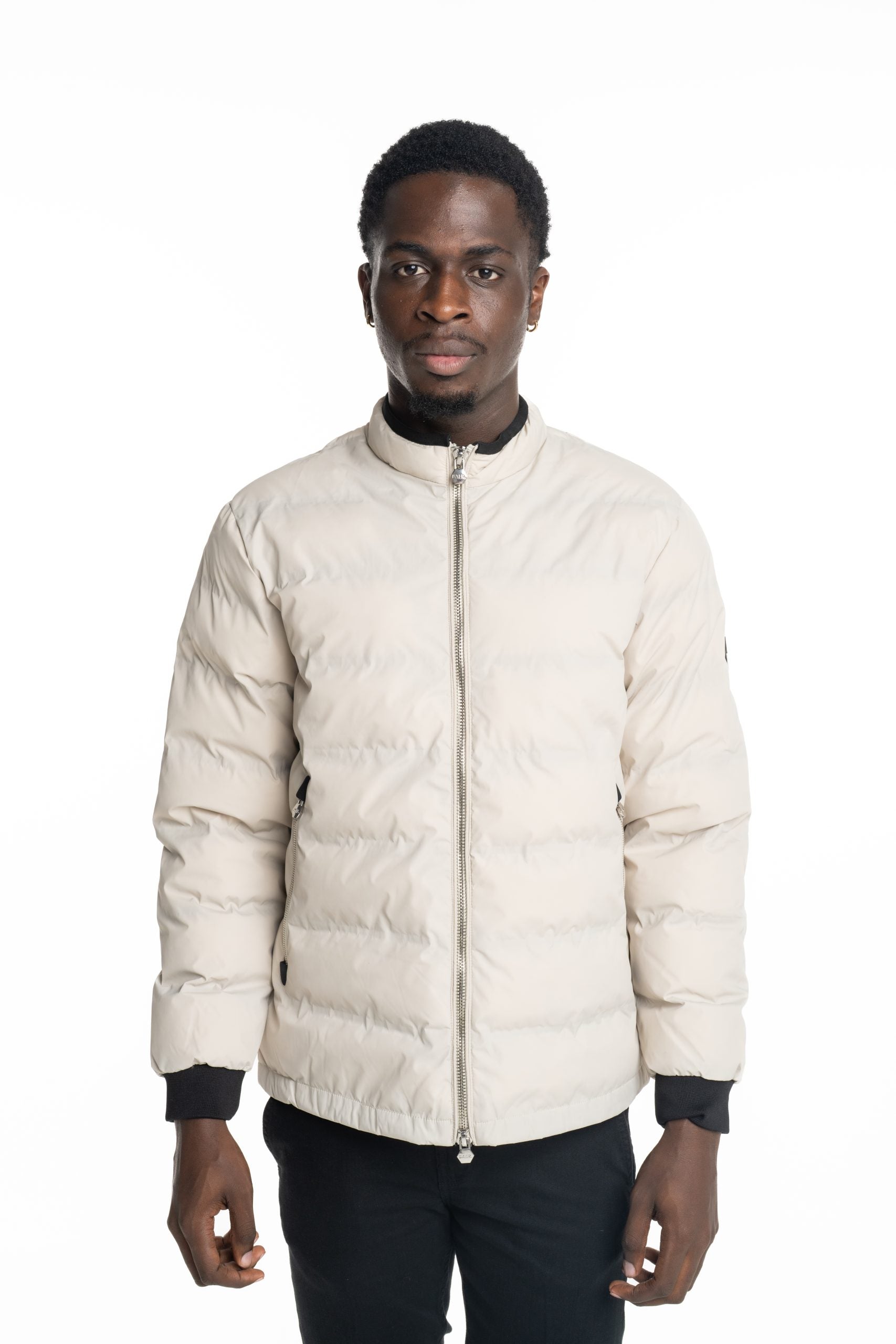 BALR Men's Q Series Regular Fit Puffer | B1392.1014-Silver Lining