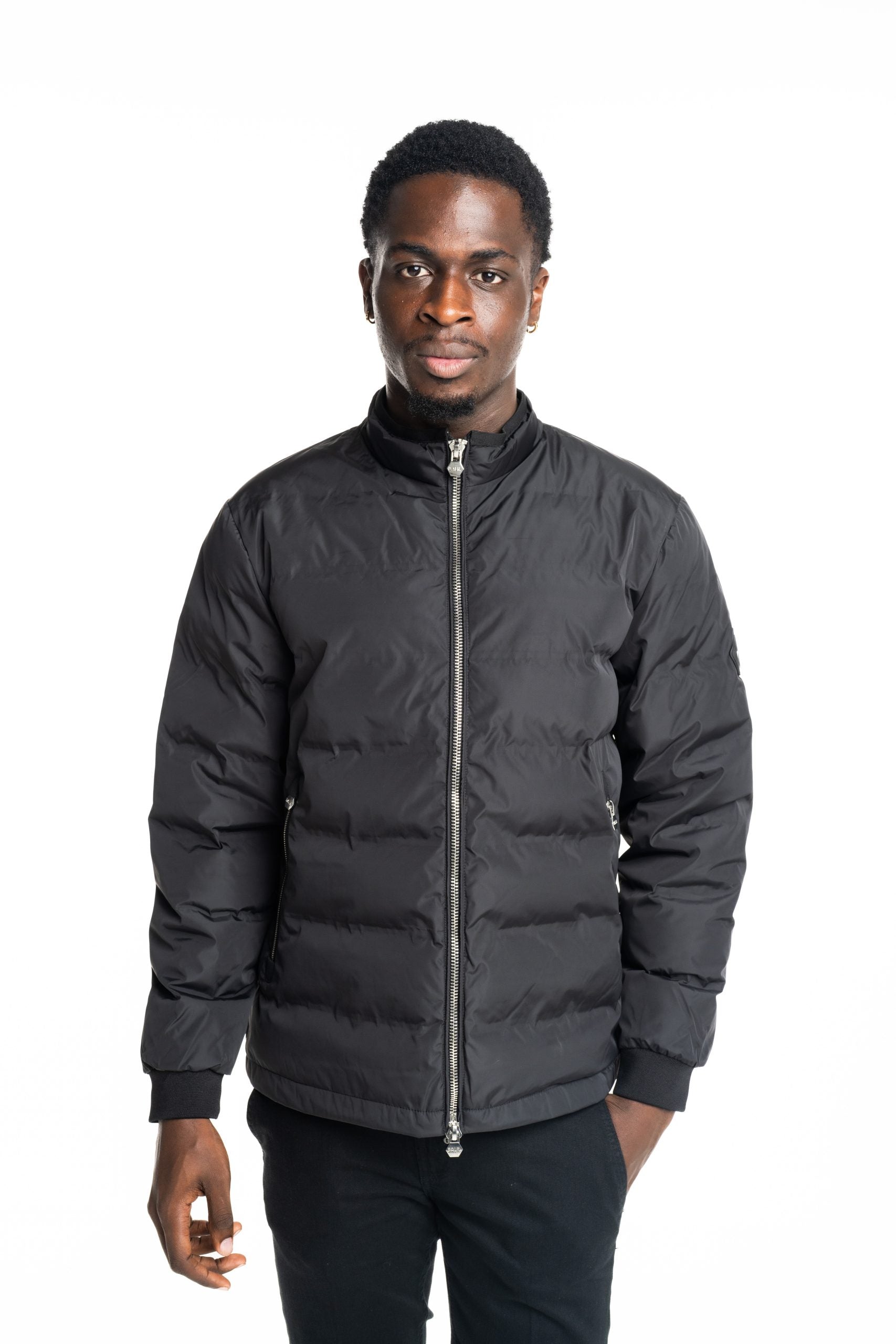 BALR Men's Q Series Regular Fit Puffer | B1392.1014-Jet Black