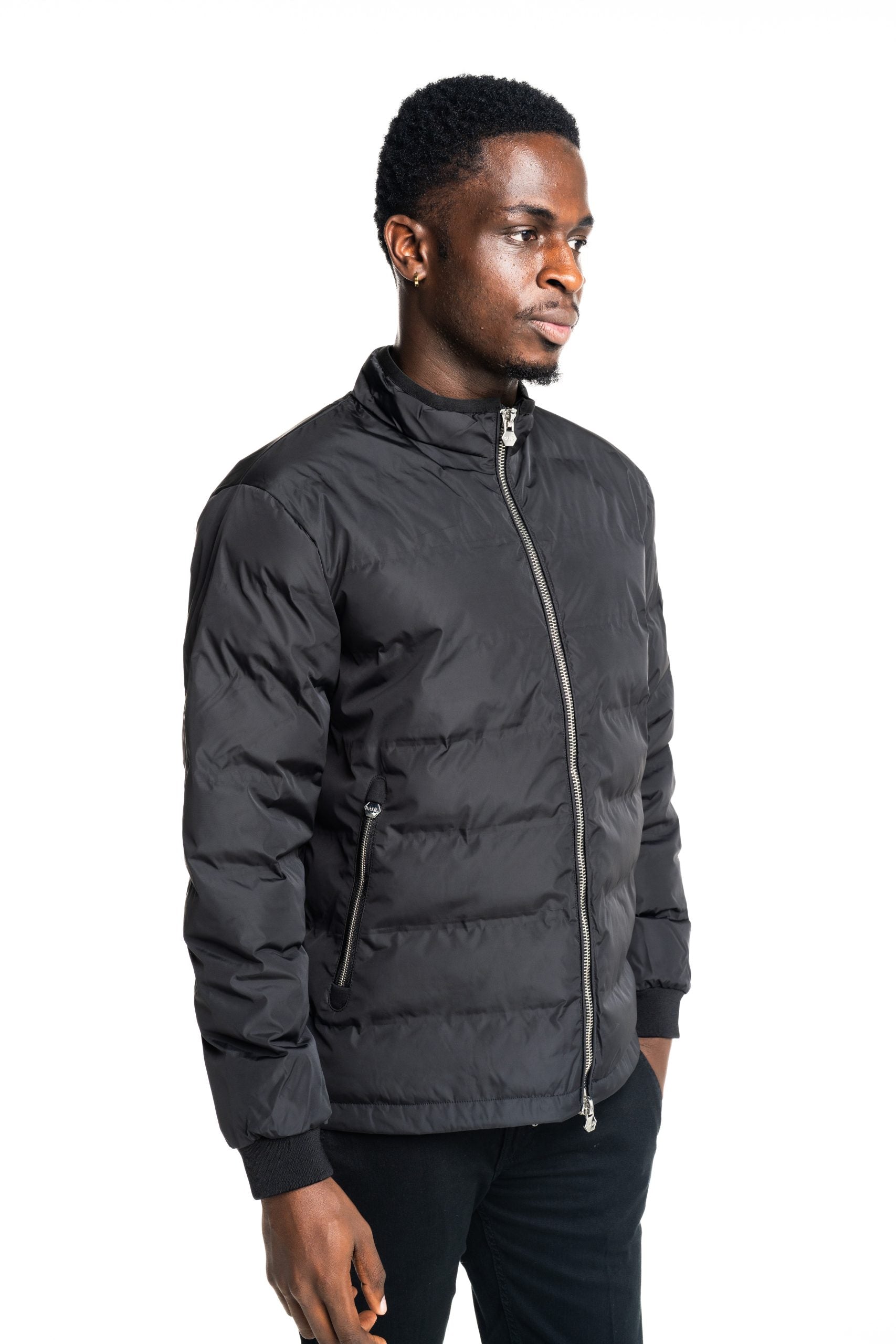 BALR Men's Q Series Regular Fit Puffer | B1392.1014-Jet Black