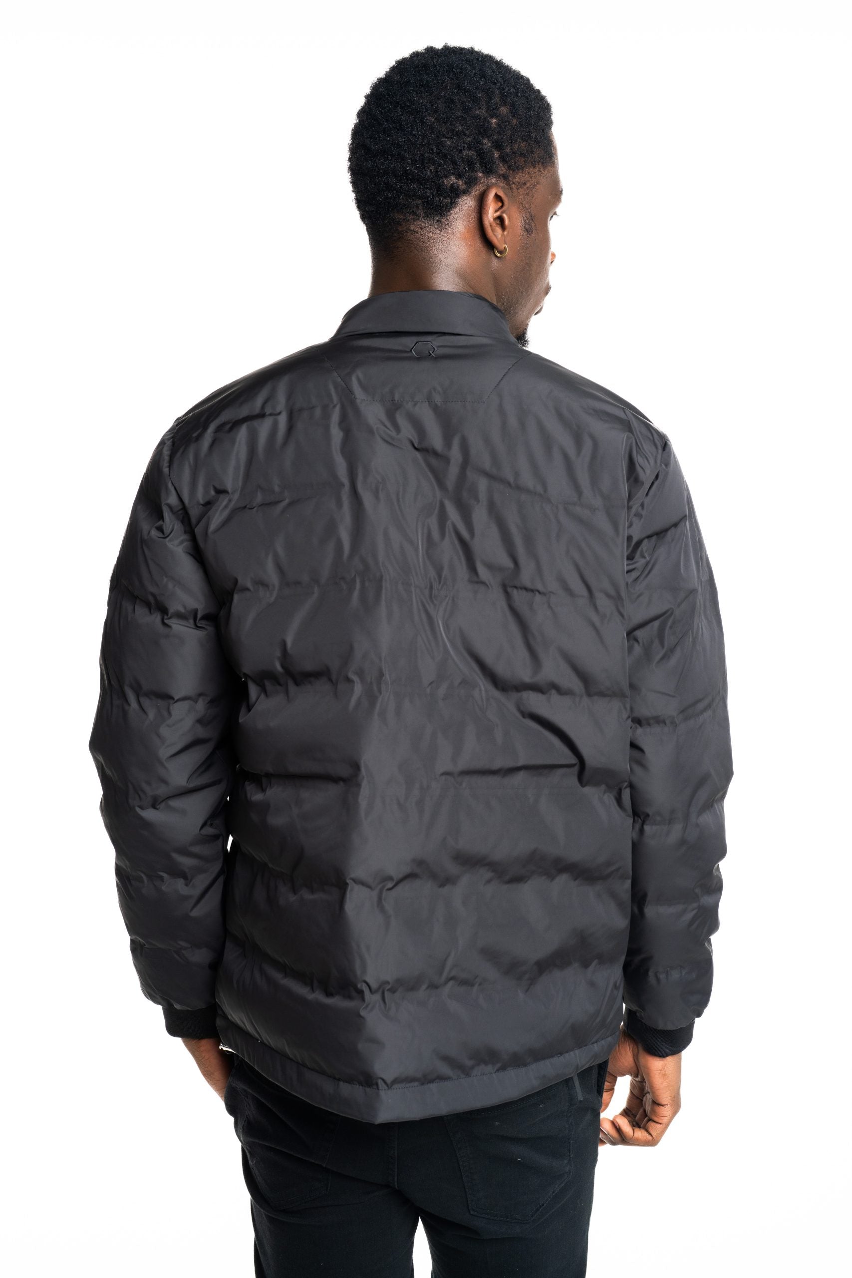 BALR Men's Q Series Regular Fit Puffer | B1392.1014-Jet Black
