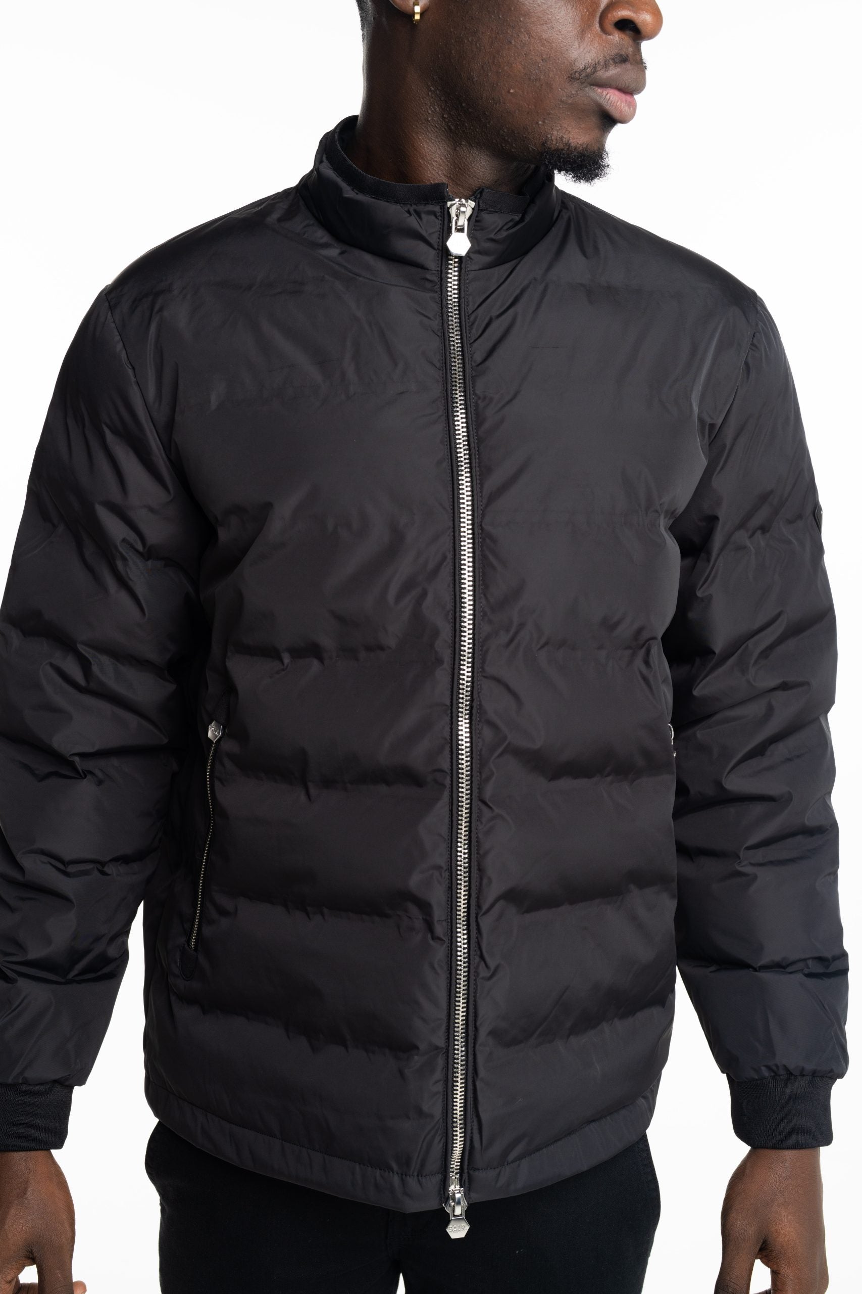 BALR Men's Q Series Regular Fit Puffer | B1392.1014-Jet Black