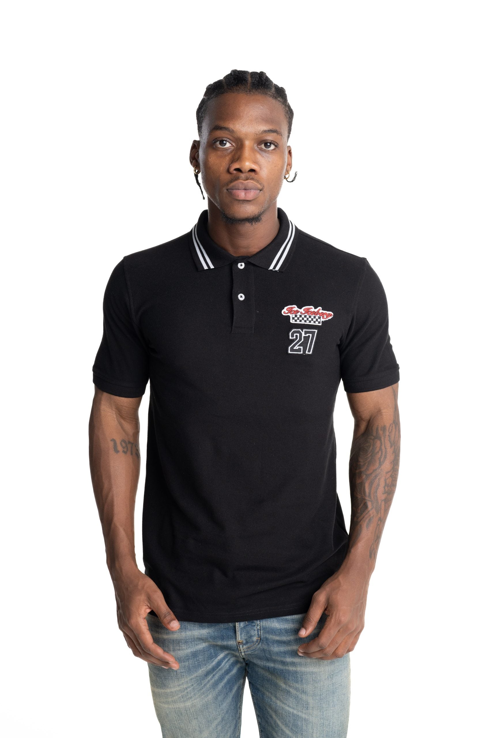 Ice Iceberg Men's Polo Black | S1MF0166333-9000