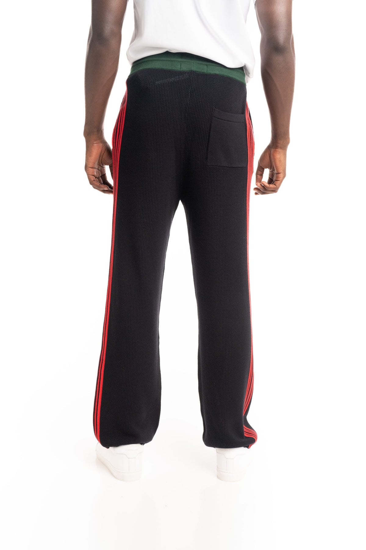 BOY London Men's Crochet Tracksuit Trousers Black |