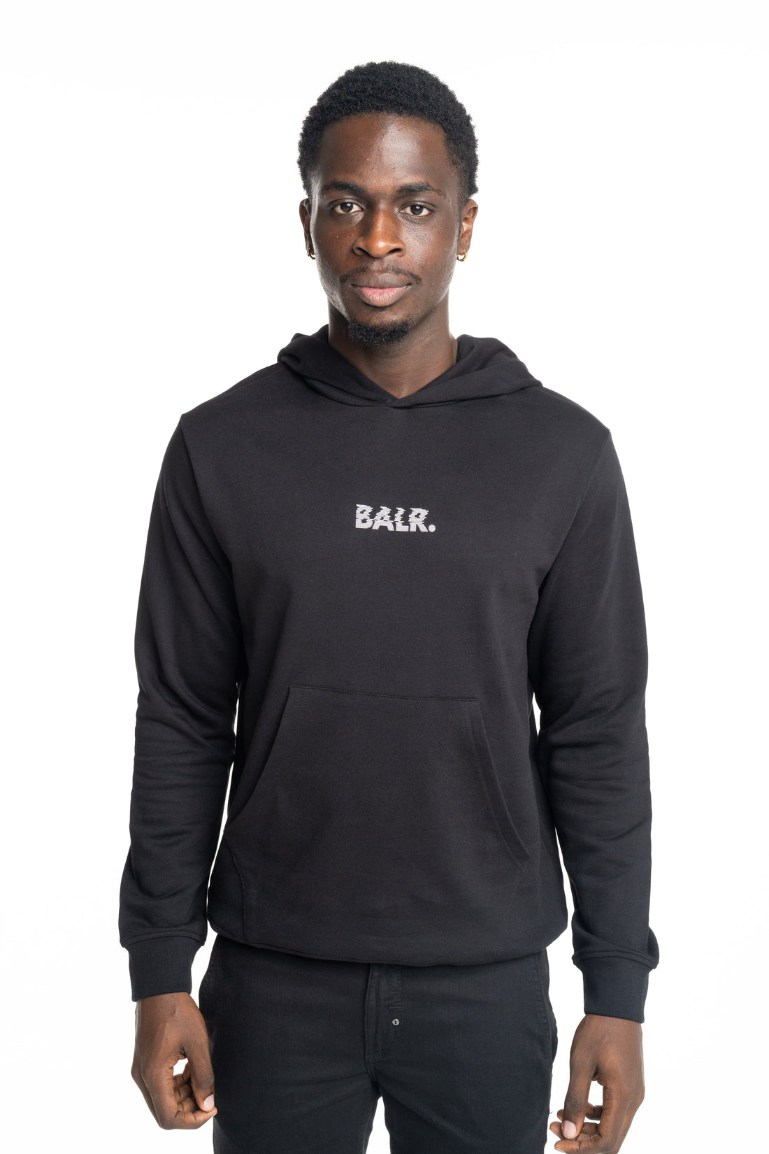 BALR Men's Glitch Hoodie | B1261.1152-Jet Black