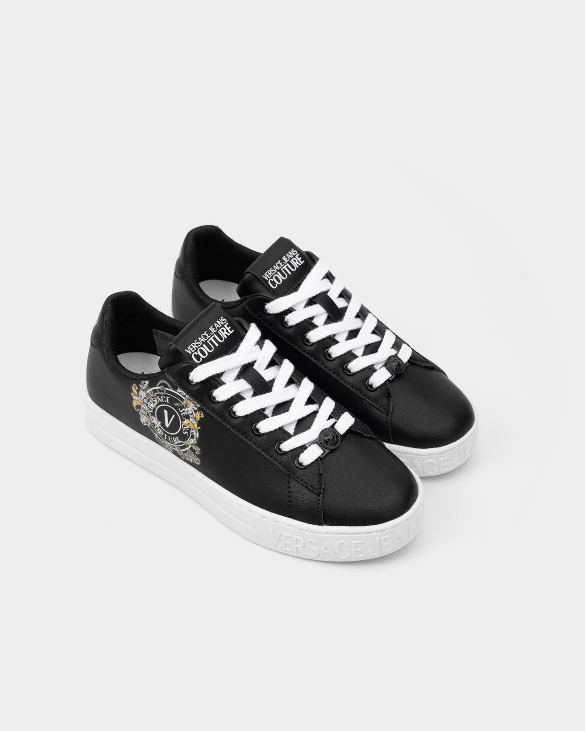 Versace Jeans Women's Sneakers Black | 78VA3SK3ZPB08-899