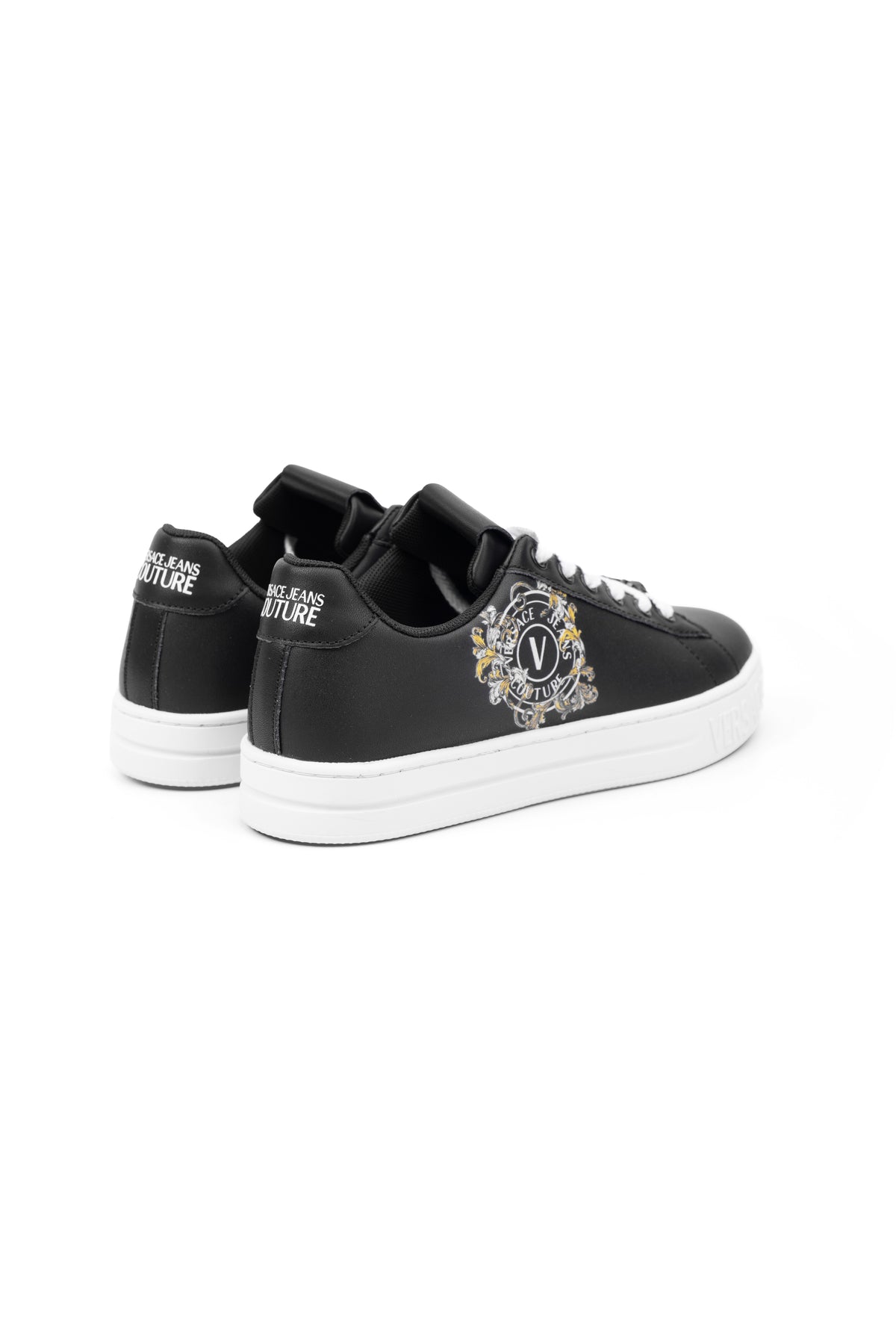 Versace Jeans Women's Sneakers Black | 78VA3SK3ZPB08-899
