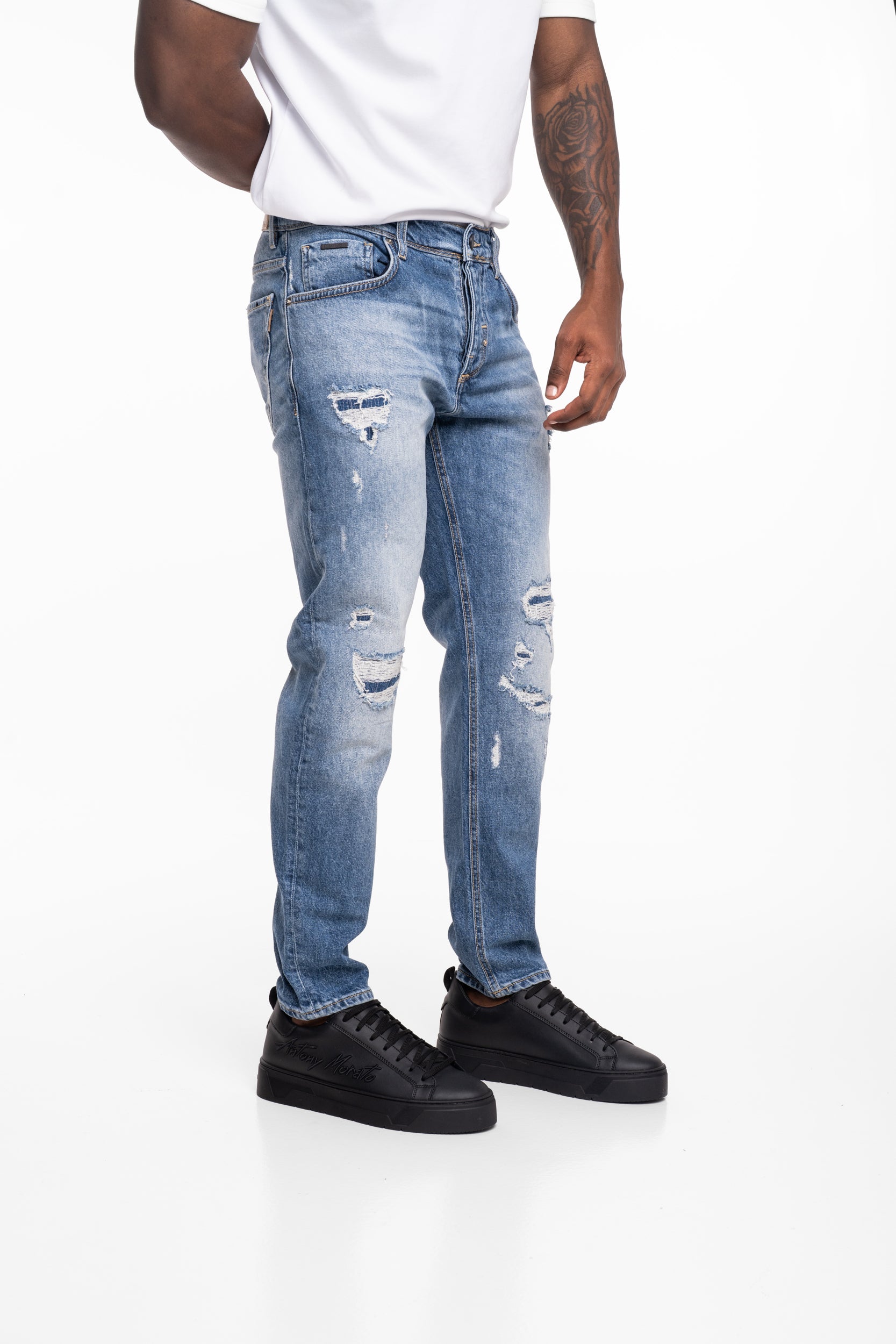 Antony Morato Jeans Argon Slim Ankle Length | Mmdt00264-Fa750624-7010-1-W02149