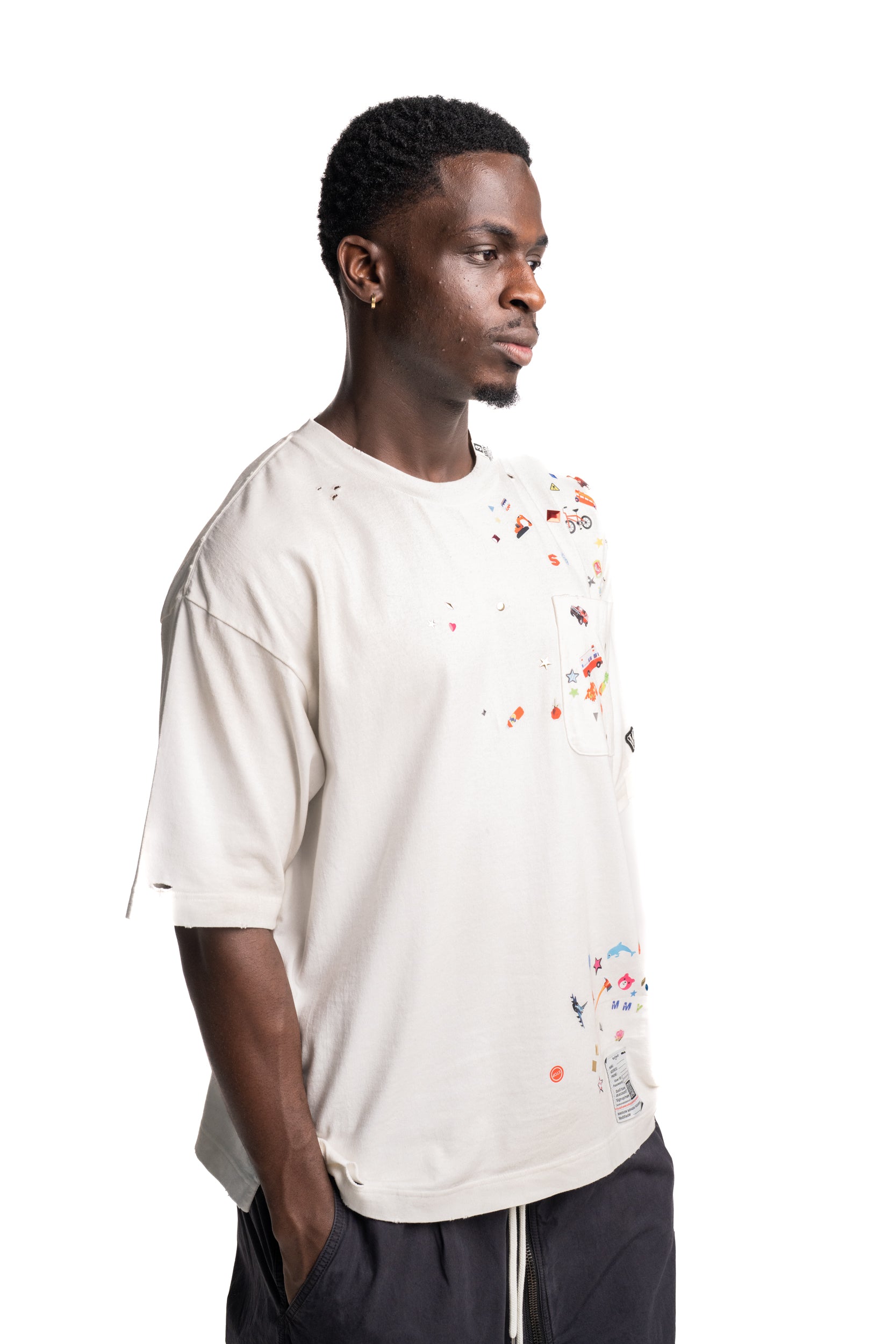 MMY Men's T Shirt | J16TS821-White