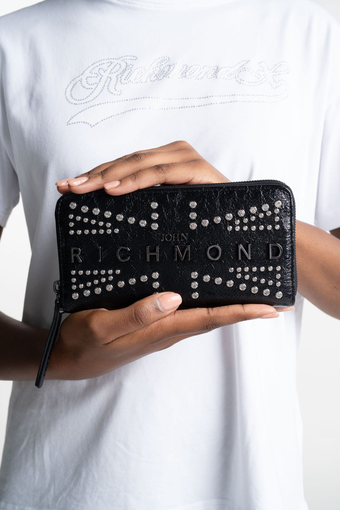 John Richmond Ladies Dynam Wallet | RWA25232PFAPX-Black