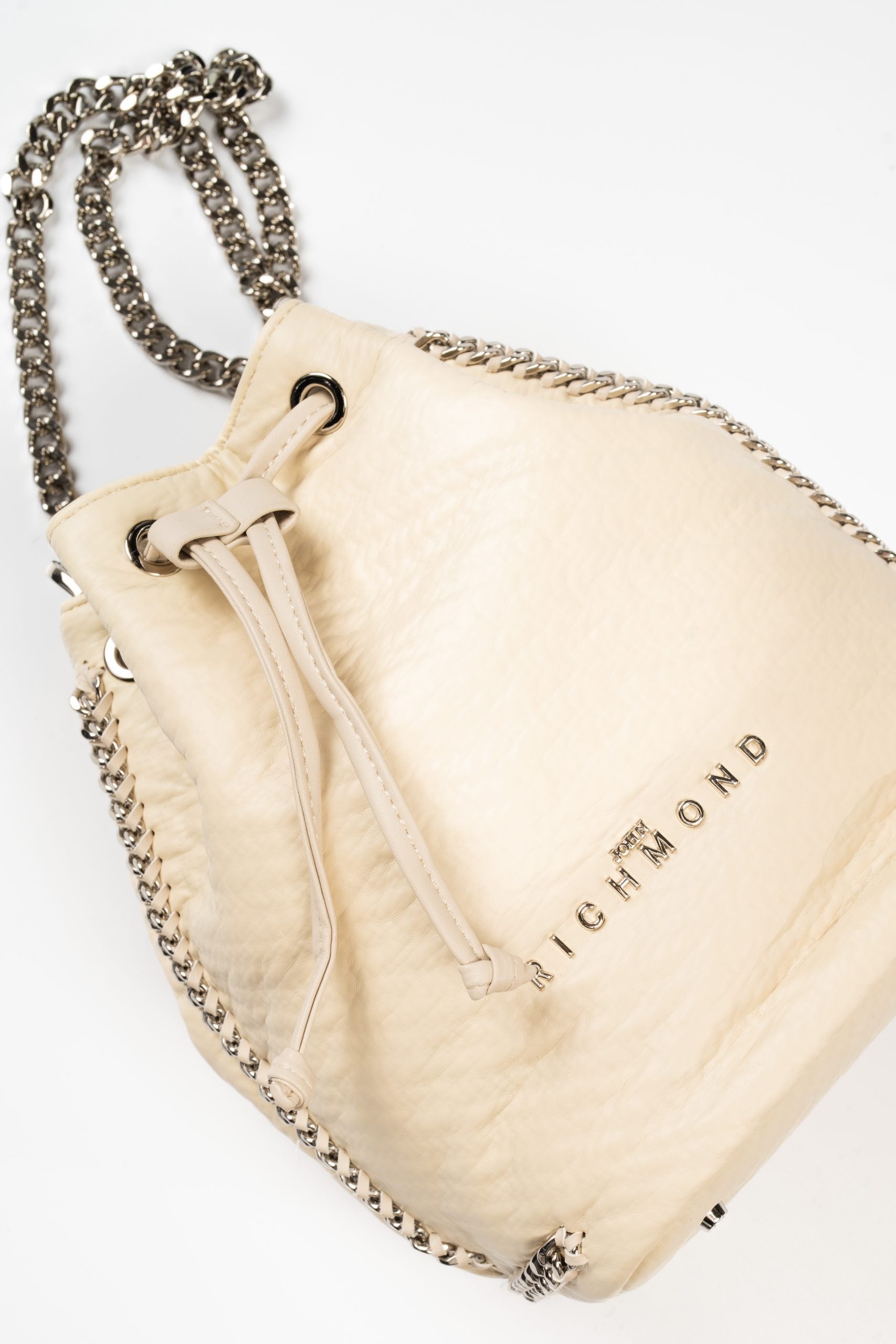 John Richmond Ladies Bucket Bag Kudiala | RWA25205BO9L-Bone