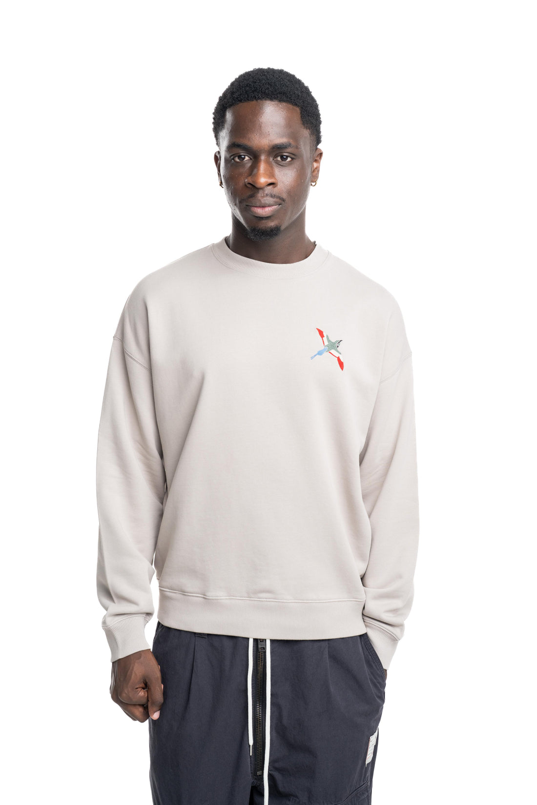 Axel Arigato Men's Micro Bee Bird Sweater | A345700-Stone