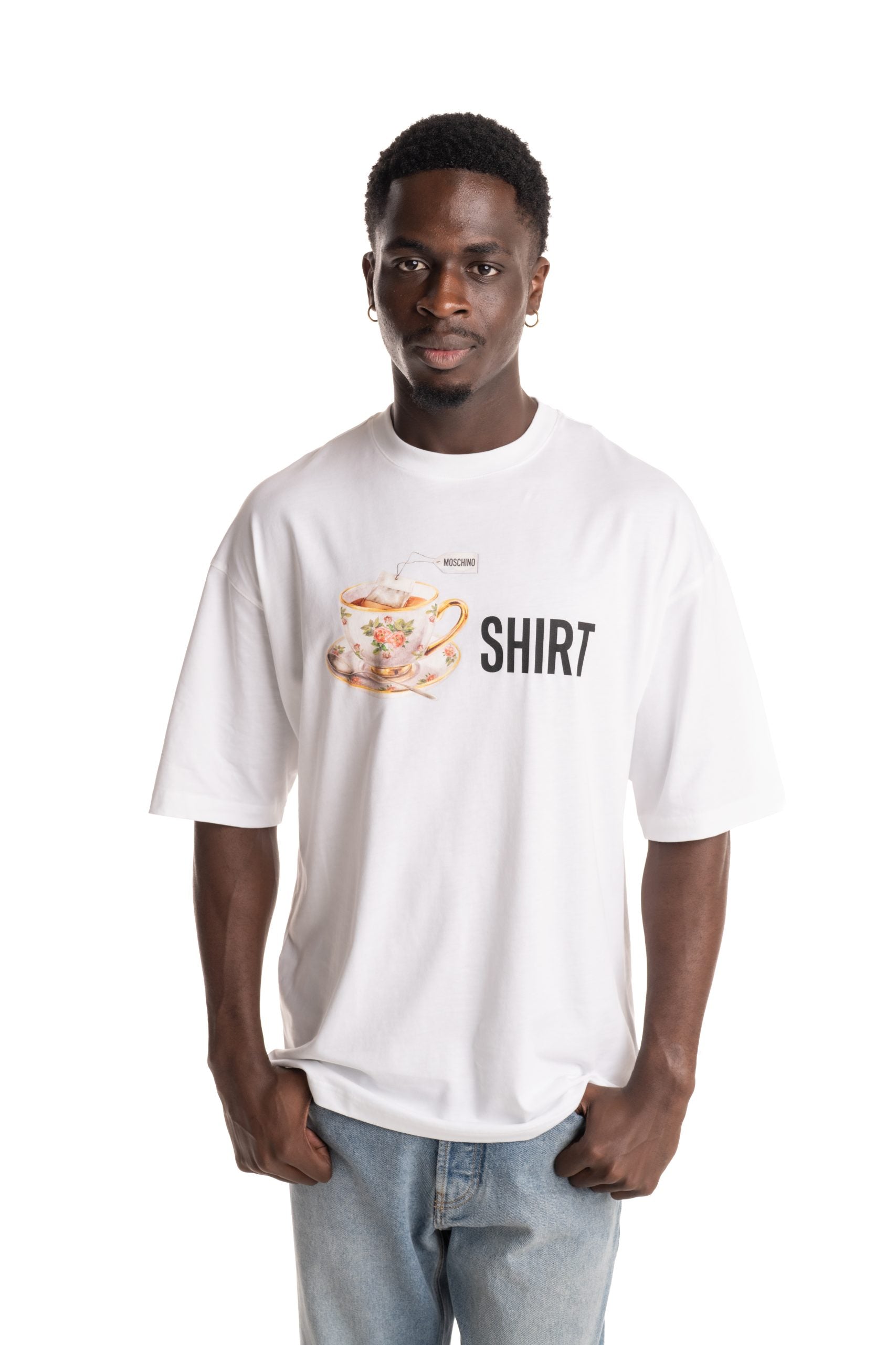 Moschino Men's Oversized Fit T Shirt | V0706-5241-1001
